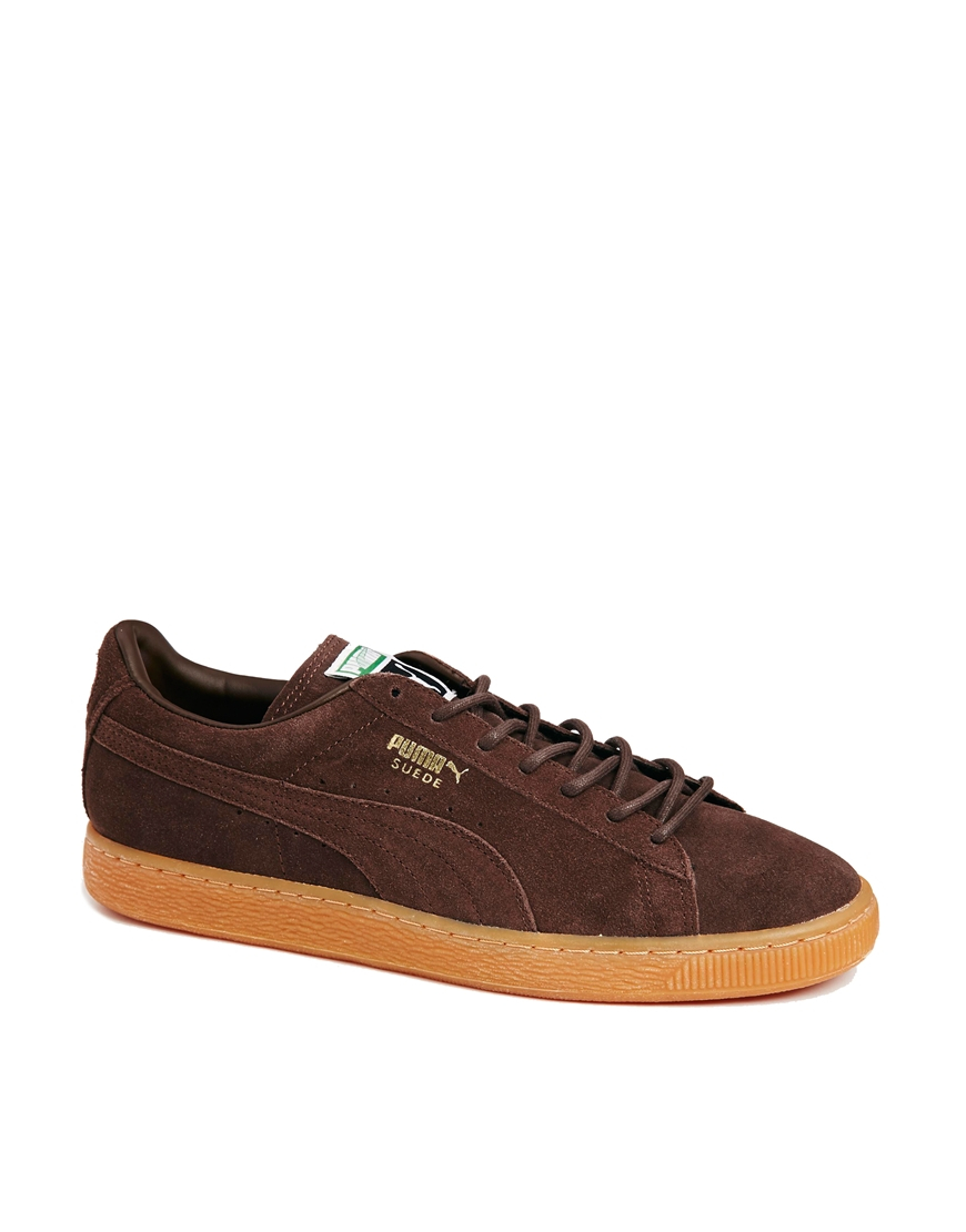 PUMA Trainers Suede Classic in Brown for Men - Lyst