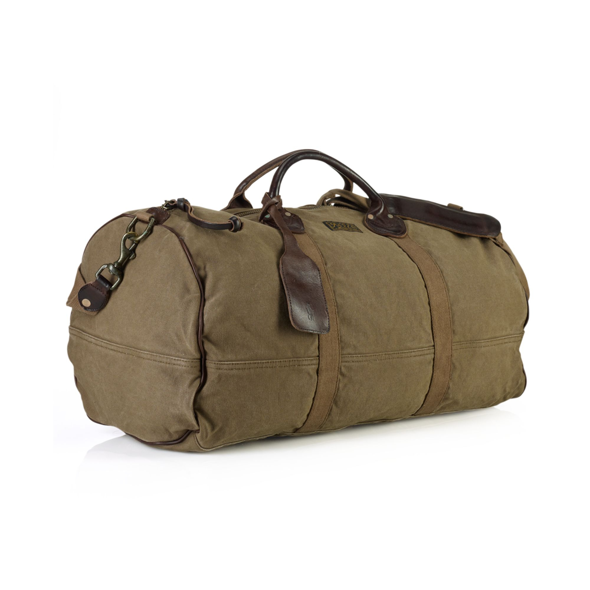 polo ralph lauren canvas duffle bag