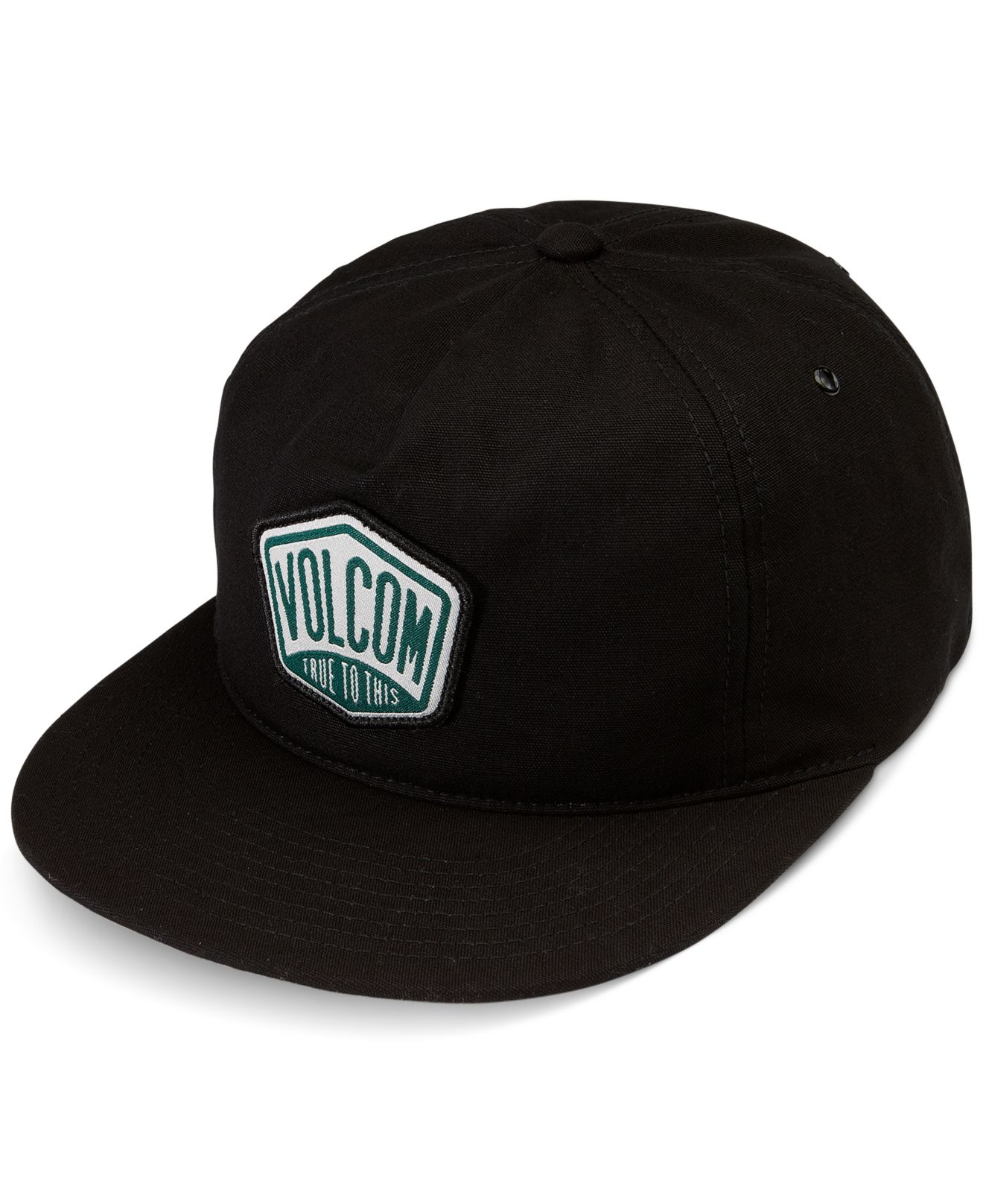 Cotton Men's Station Snapback Logo Hat in Black for Men Lyst