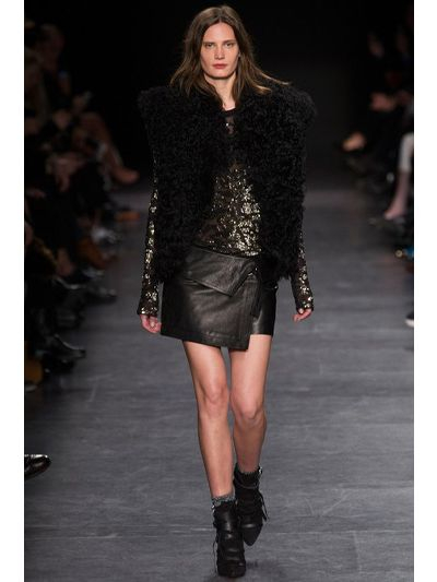 isabel marant shearling vest