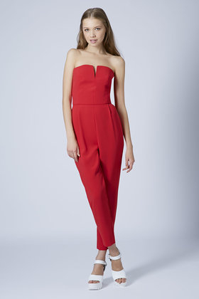 red jumpsuit topshop