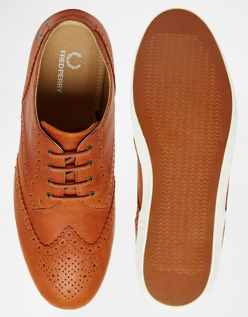 Fred Perry Ealing Leather Brogue Shoes 
