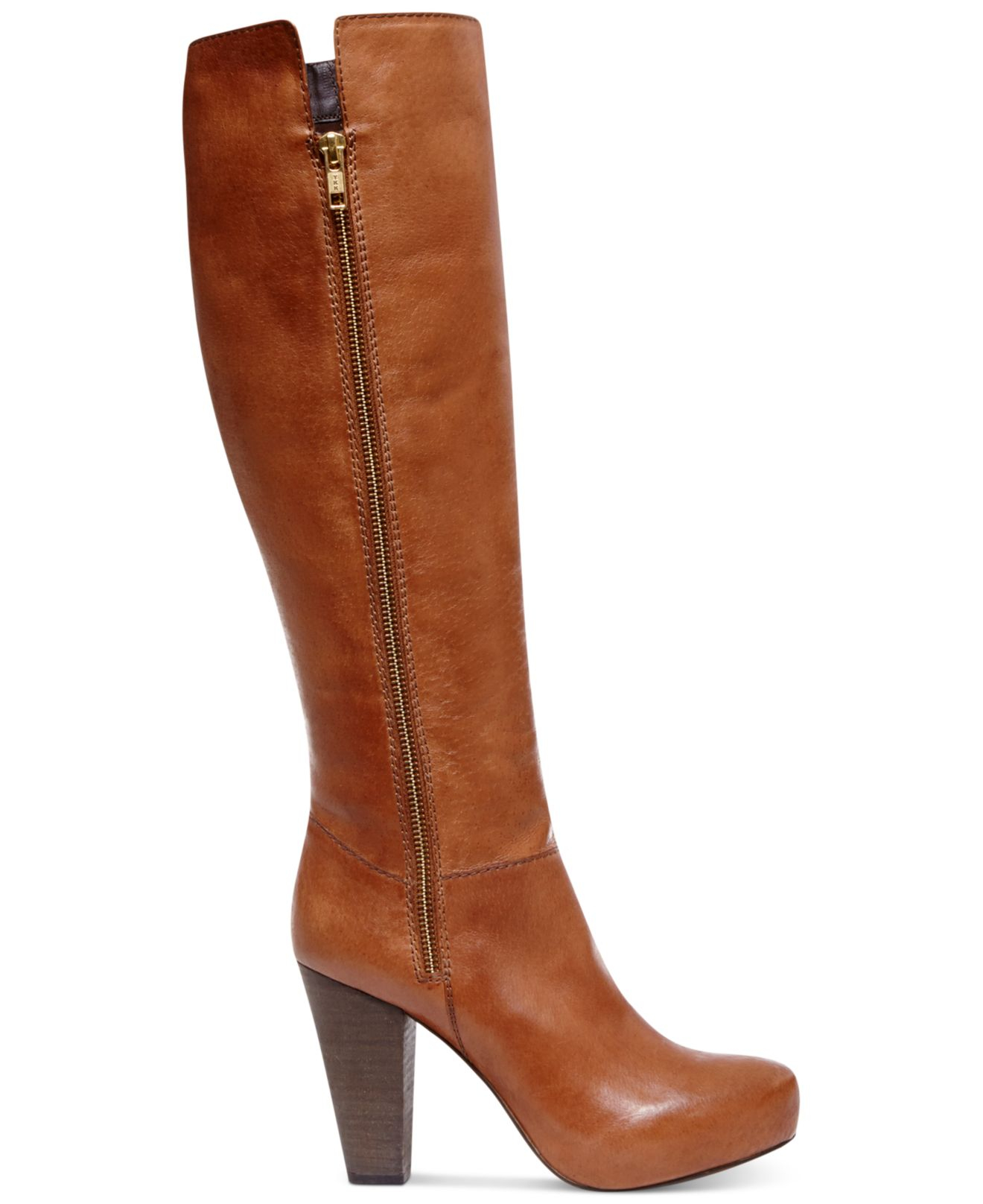 Steve Madden Women'S Rikki Tall Boots in Cognac (Brown) - Lyst