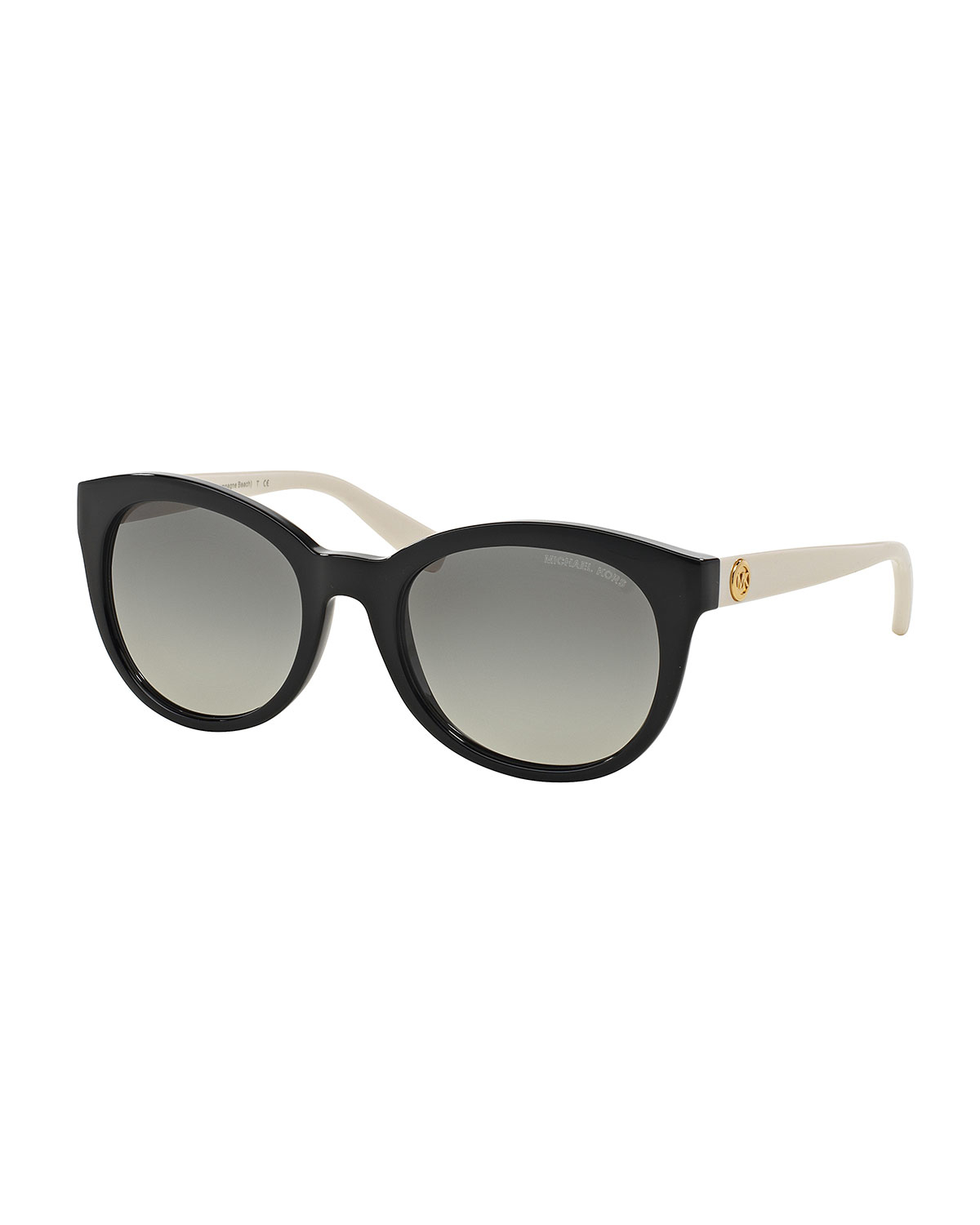 Michael kors Rounded Cateye Colorblock Sunglasses in Black Lyst