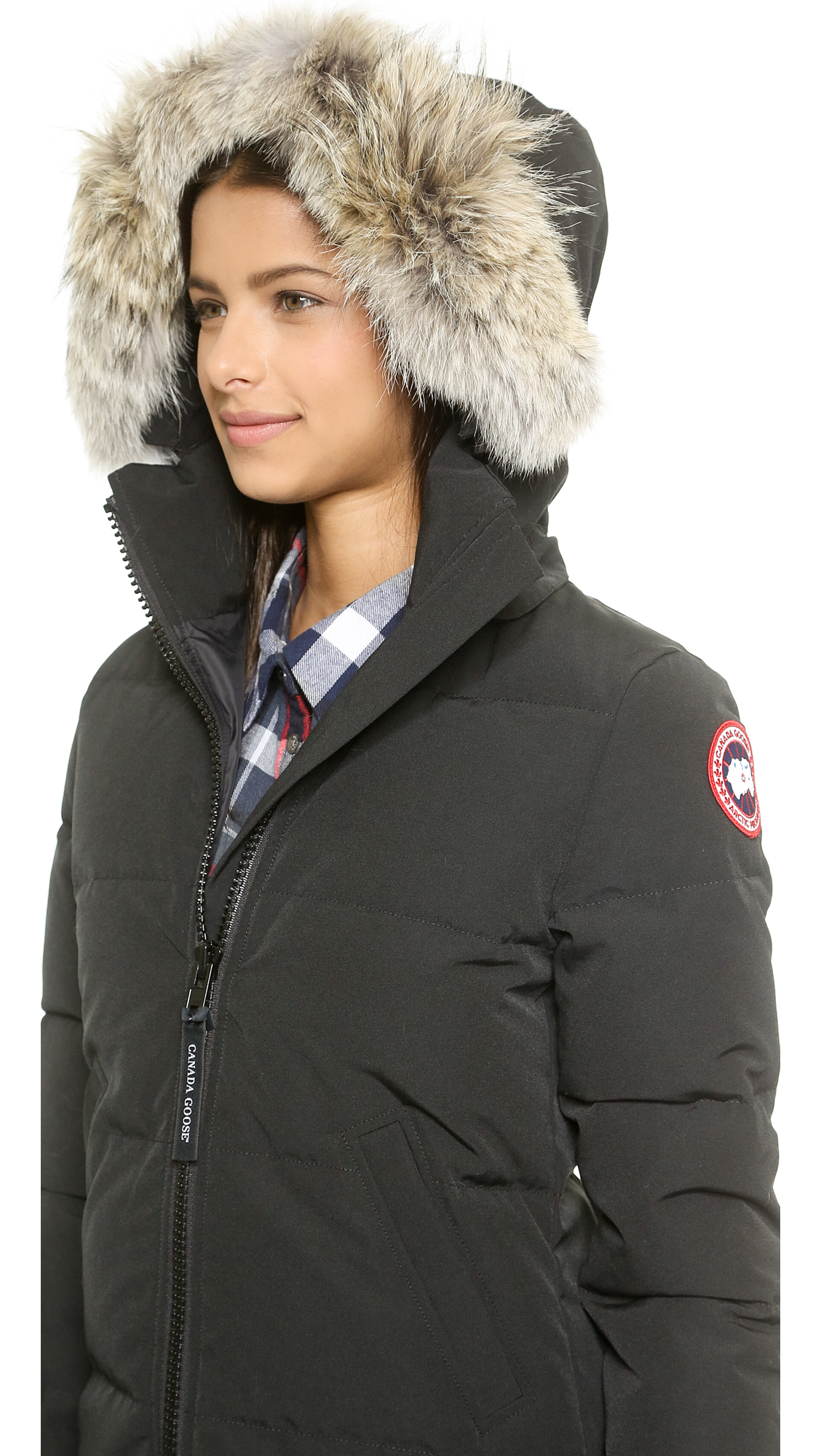 Coyote Fur Coat >> Canada Goose Mystique Parka - Black - Lyst Coyote Fur Coat >> Canada Goose Mystique Parka - Black - Lyst