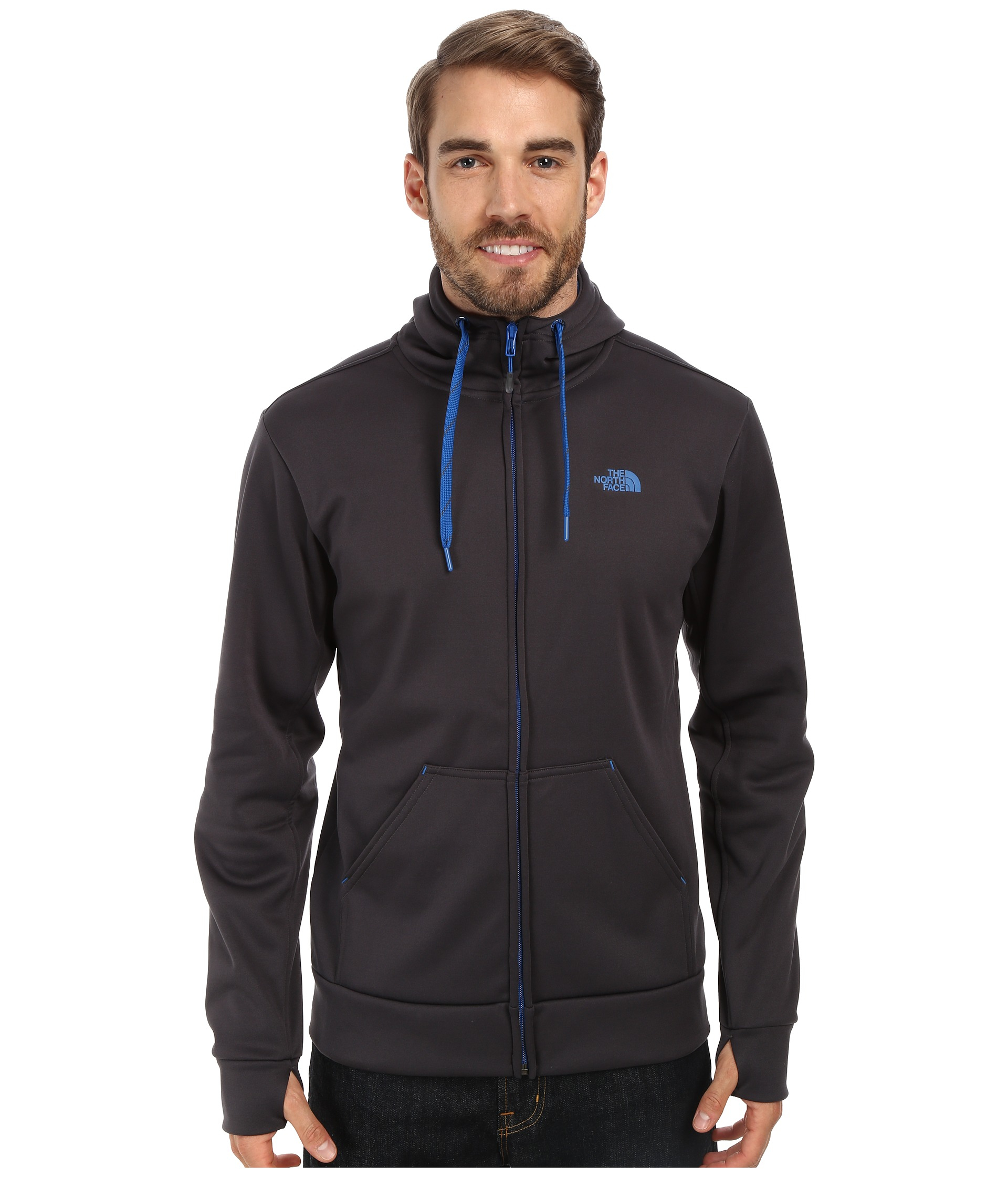 the north face surgent half dome full zip hoodie men's