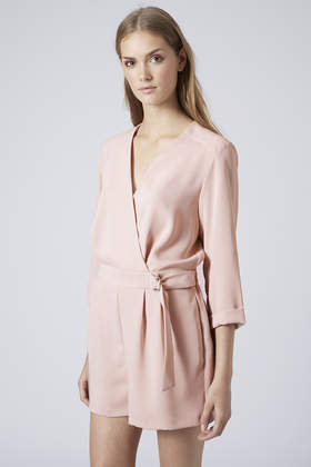topshop pink playsuit