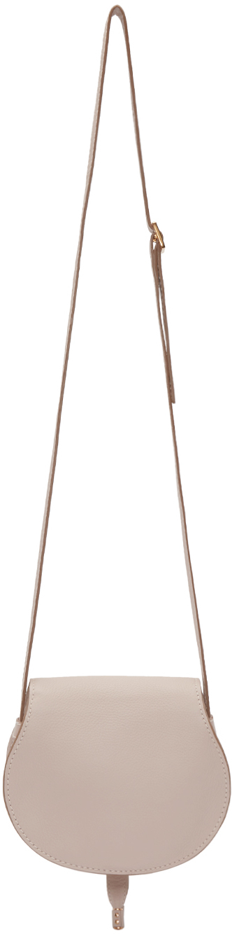 Chlo Beige Leather Small Marcie Bag in Beige | Lyst  
