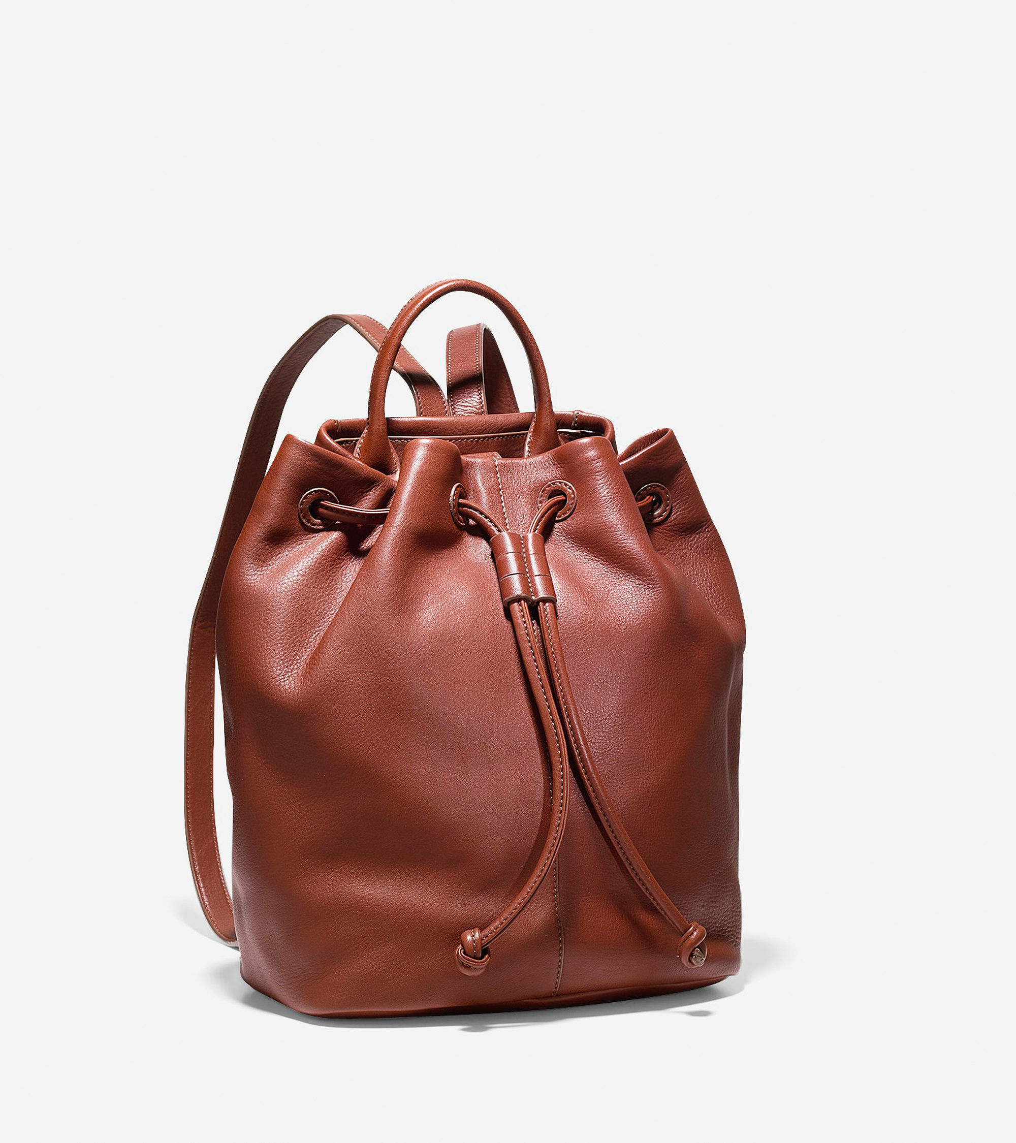 cole haan leather backpack