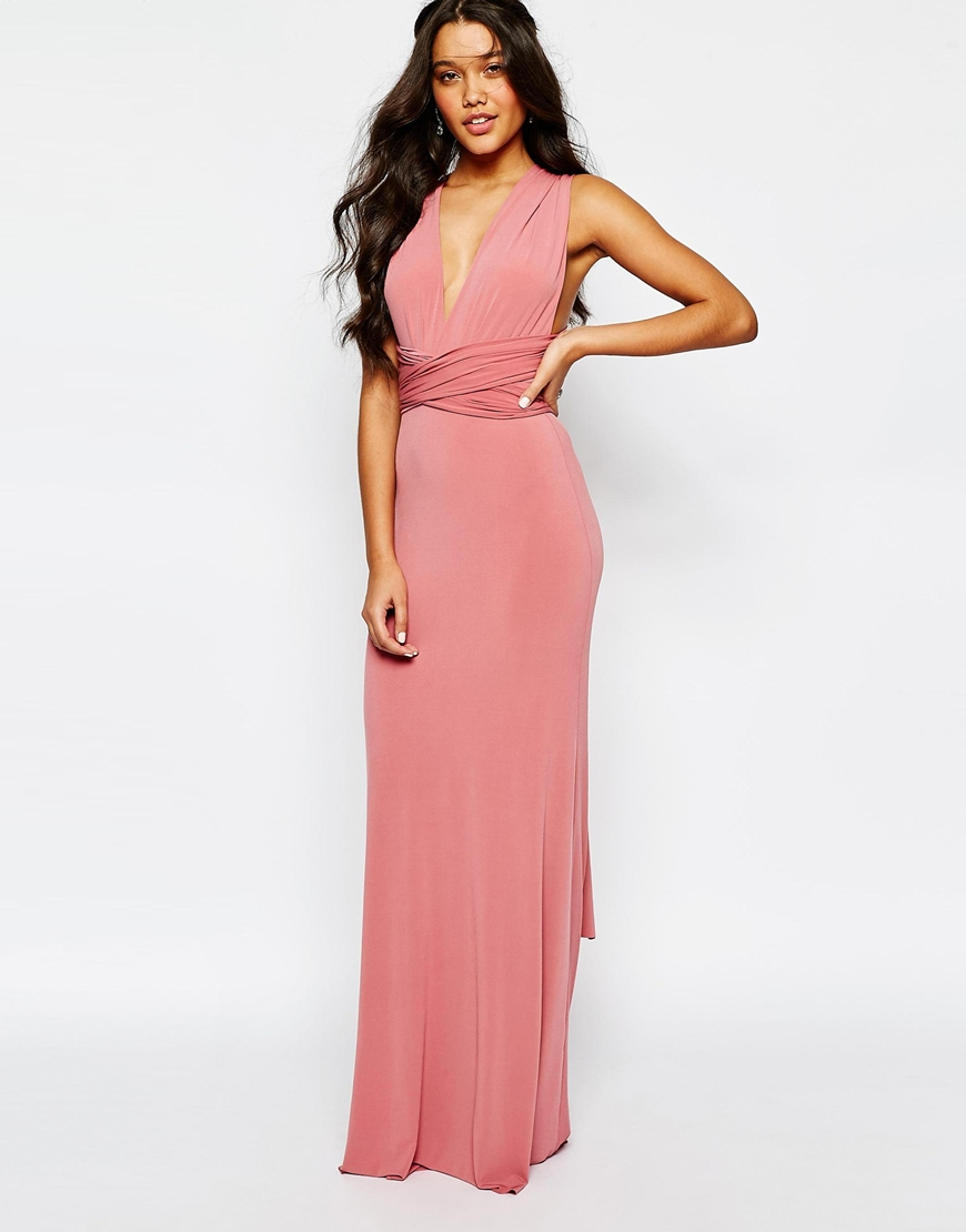 multiway fishtail maxi dress