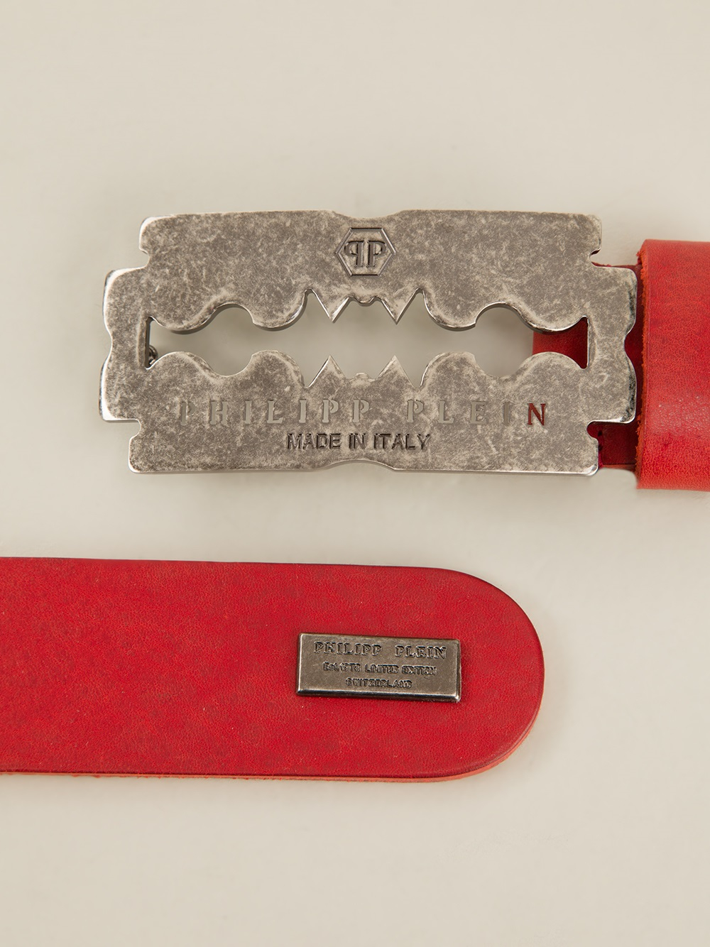 philipp plein razor blade belt