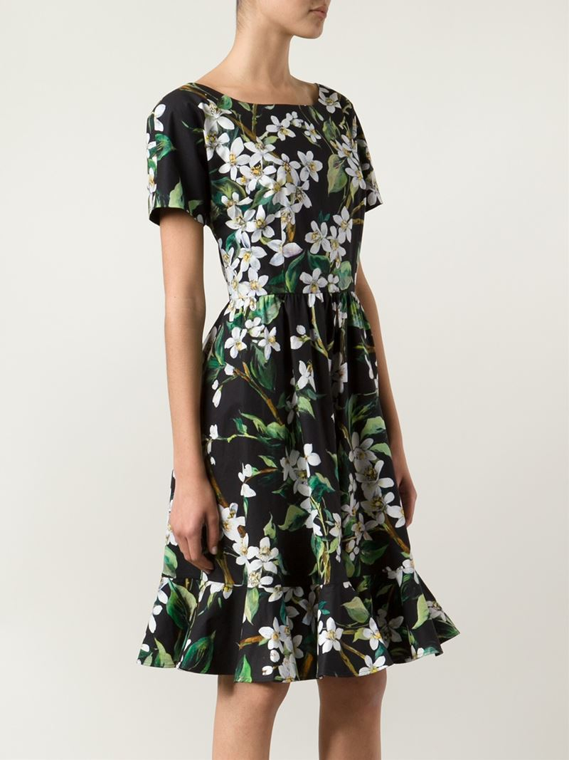 dolce and gabbana floral dress