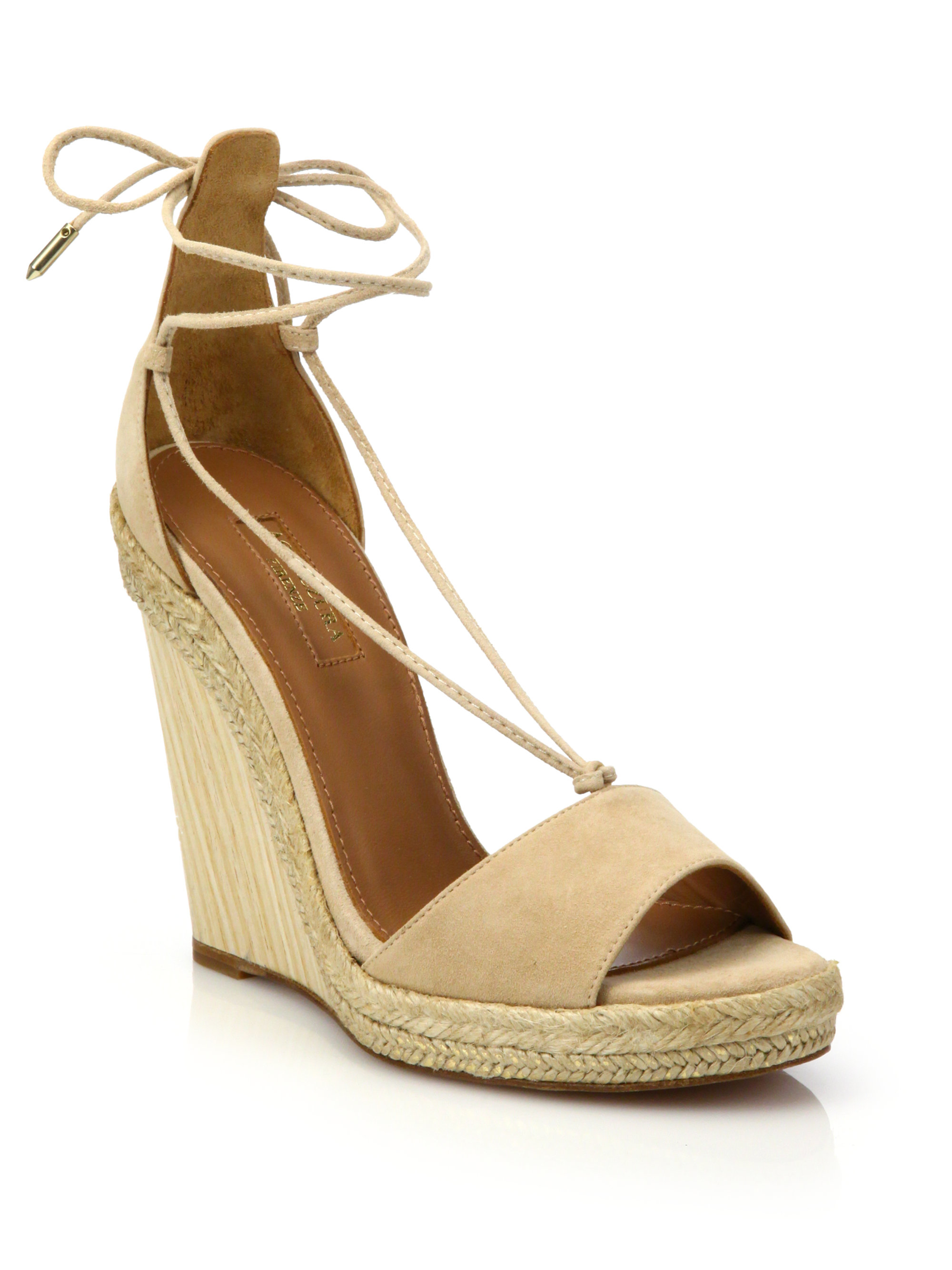 aquazzura wedge espadrilles