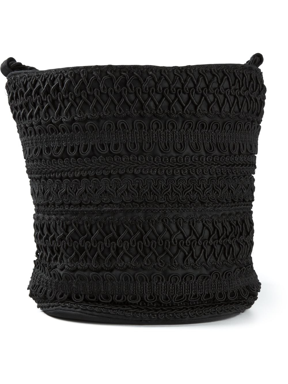 Prada Braid Bag in Black | Lyst  
