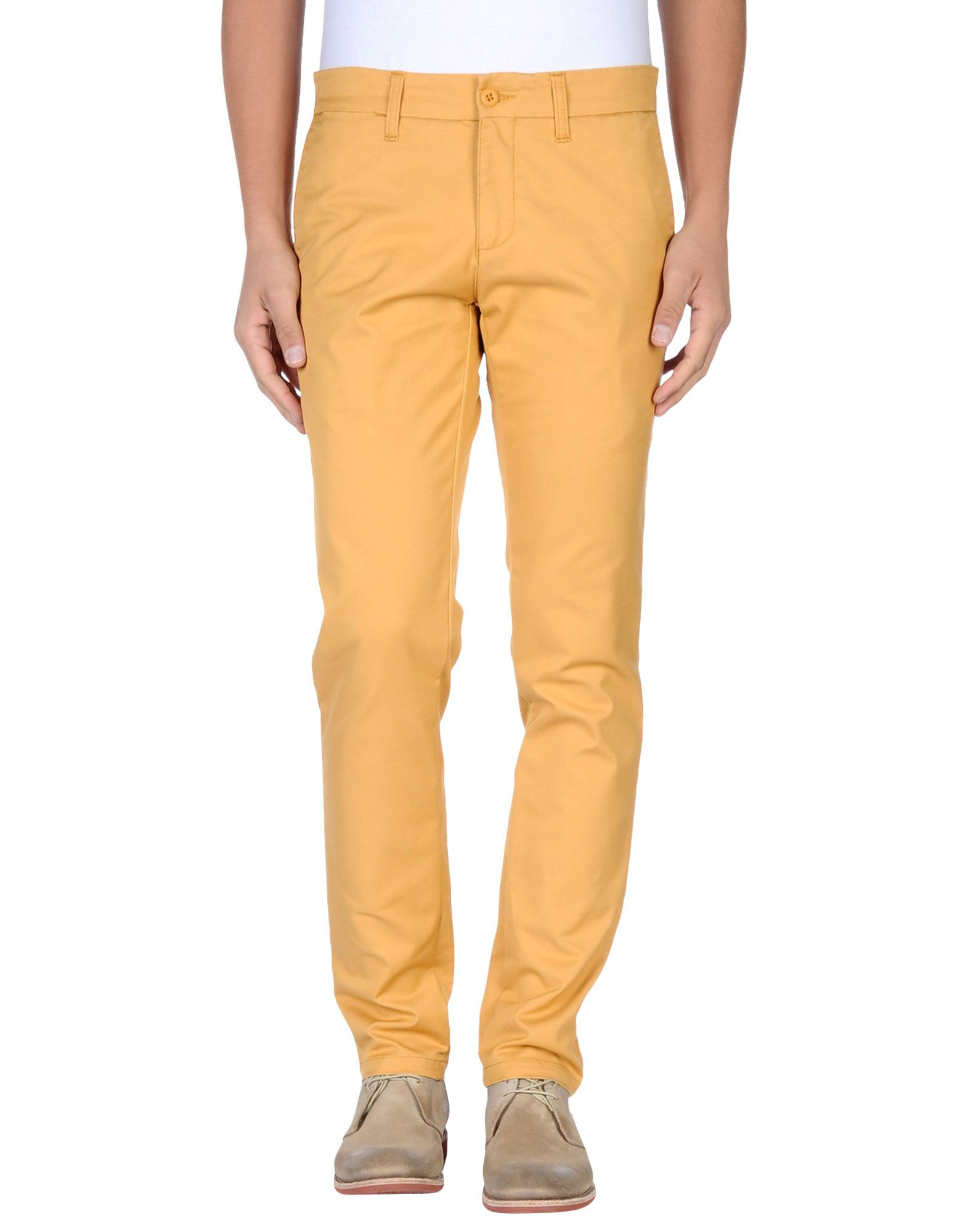 yellow trouser pants