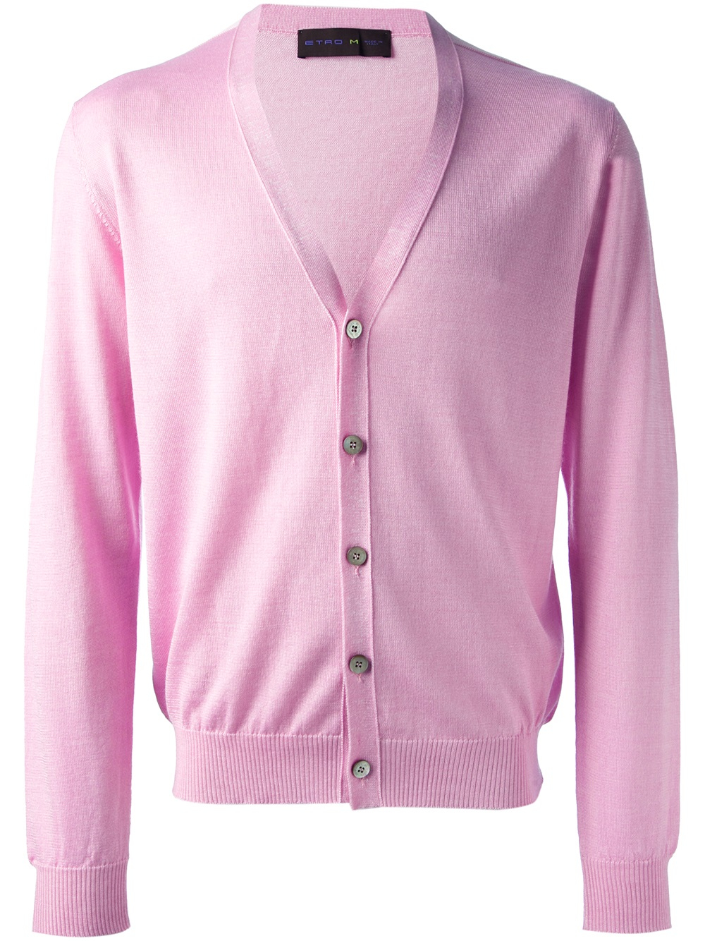 Etro Classic Cardigan in Pink & Purple (Pink) for Men - Lyst