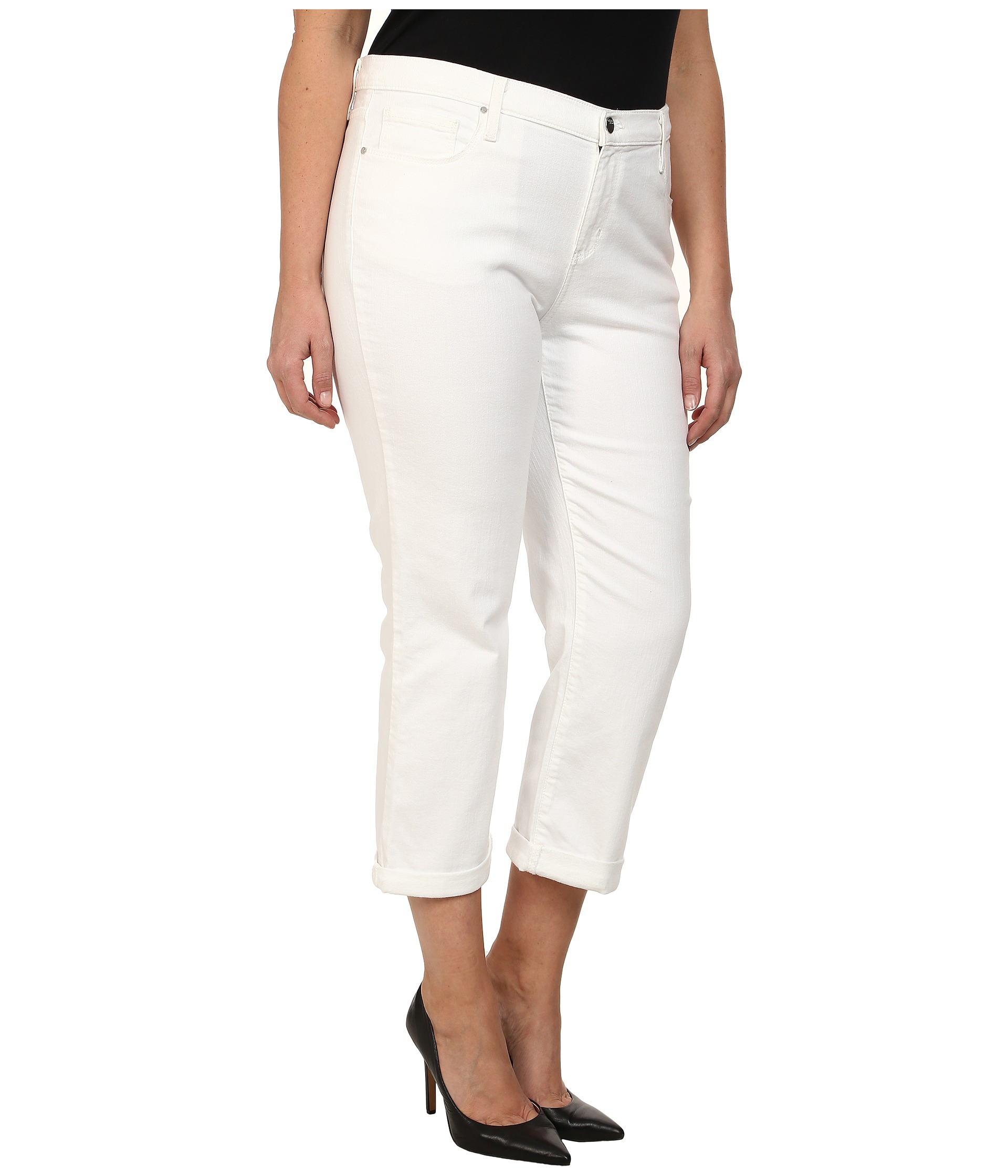 White skinny jeans size 10 ASOS DESIGN Maternity Ridley high waist skinny jeans in white with under the bump waistband £ ASOS DESIGN Maternity Rivington with over the bump waistband in black cord.