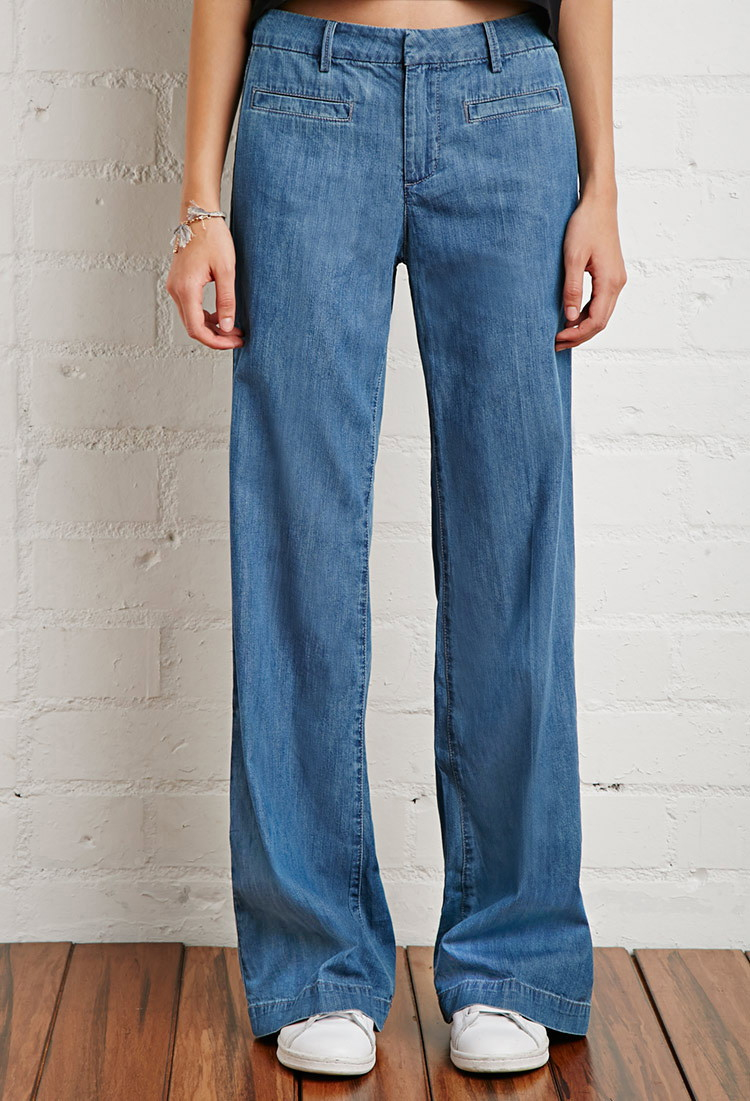forever 21 wide leg jeans