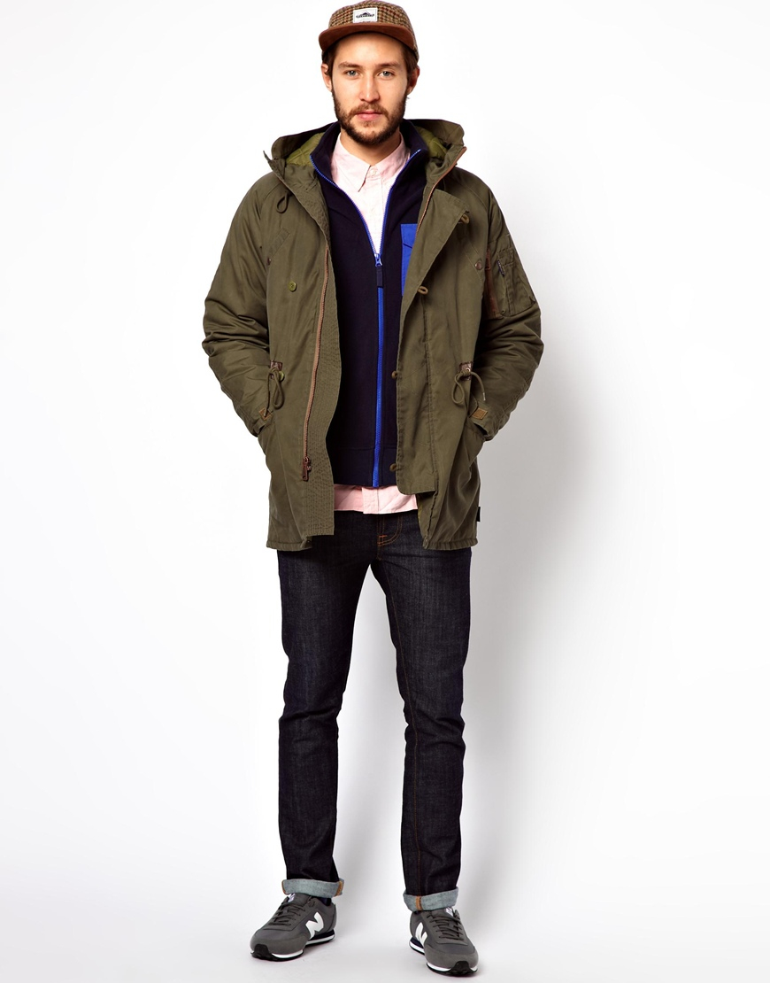 Lyst - Penfield Paxton Waxed Parka in Green for Men
