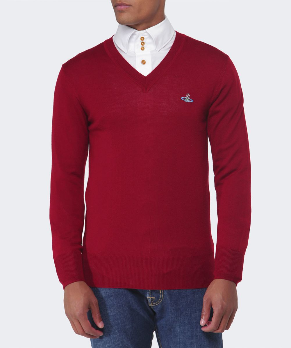 vivienne westwood v neck jumper