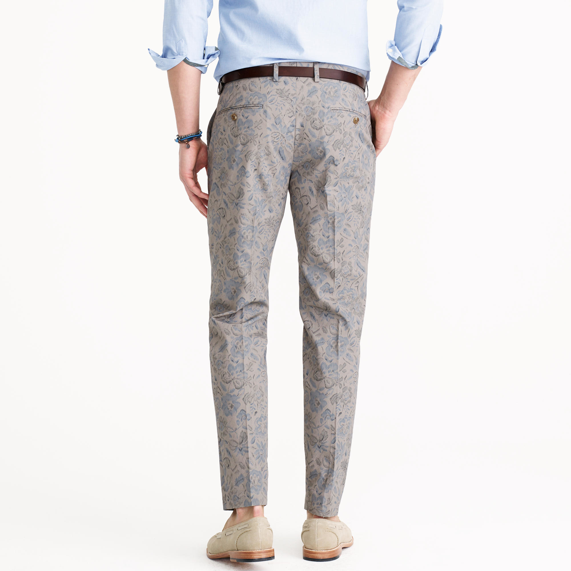 J.Crew Ludlow Suit Jacket In Floral Japanese Cotton in Gray for Men | Lyst