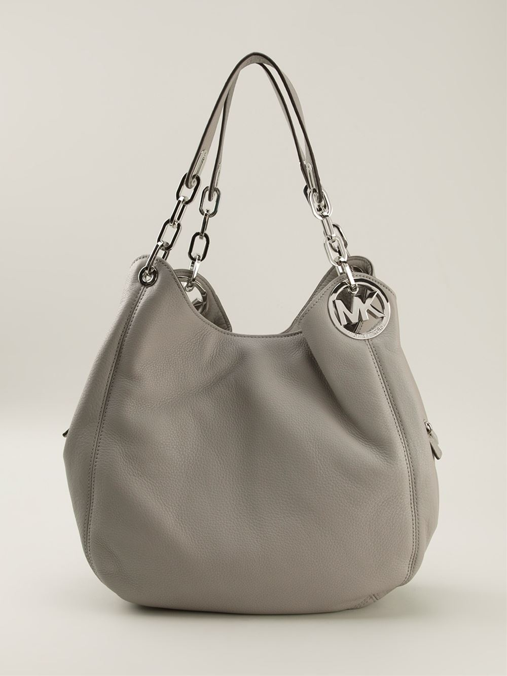 Michael Kors 'Fulton' Shoulder in Grey (Gray) - Lyst