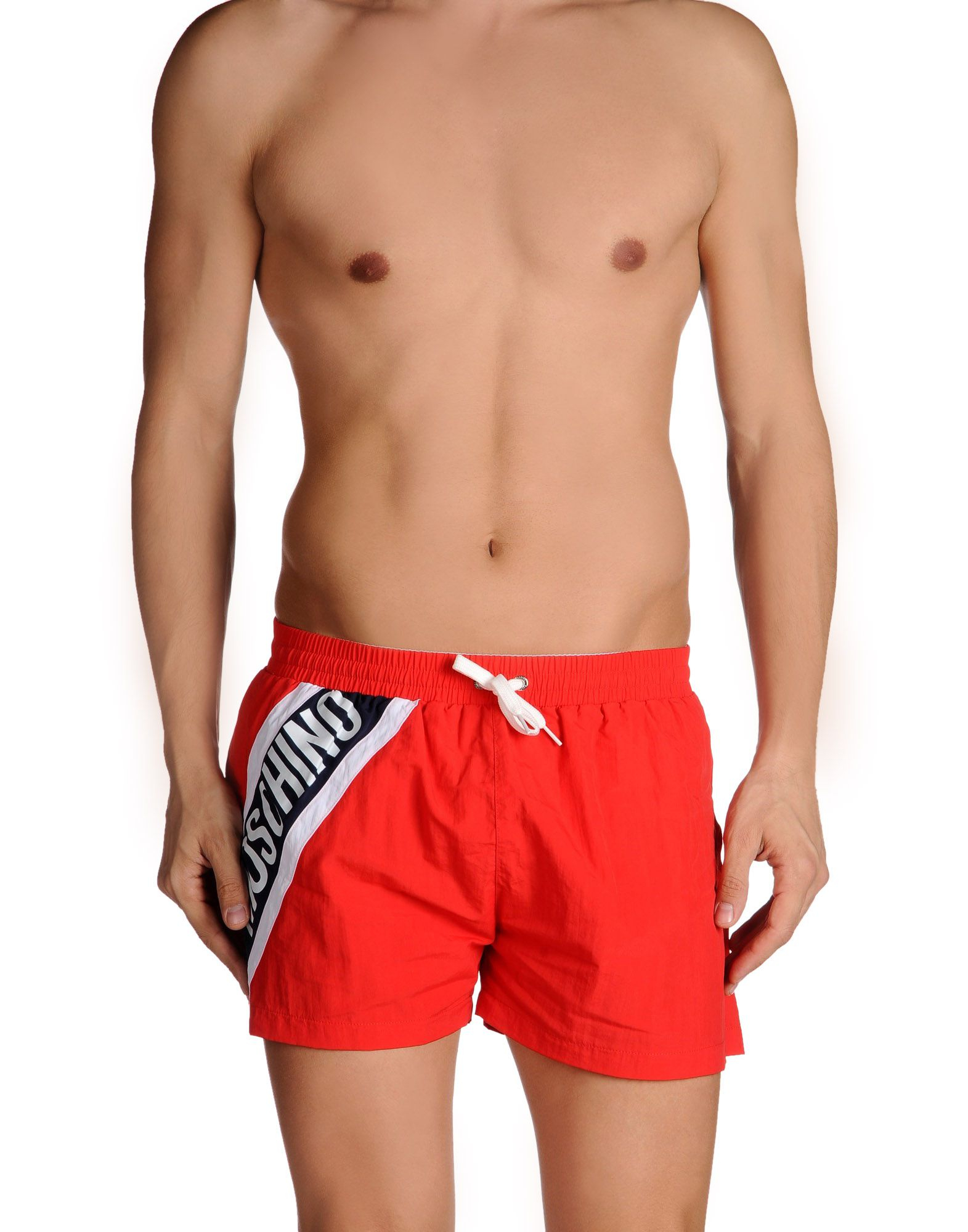 Moschino Swimming Trunk in Red for Men Lyst