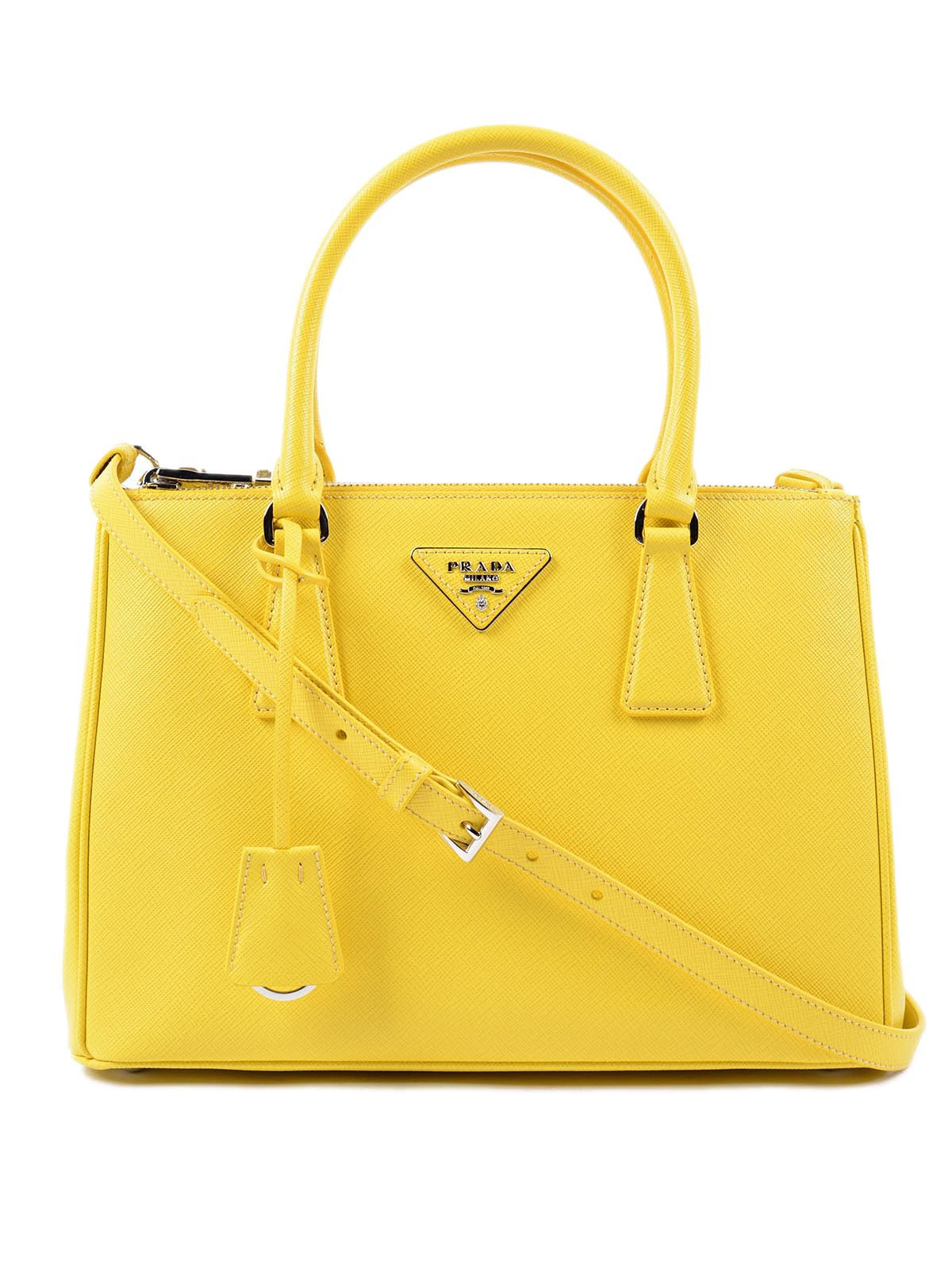 Prada Saffiano Lux in Yellow (Dlc Sole 1) | Lyst