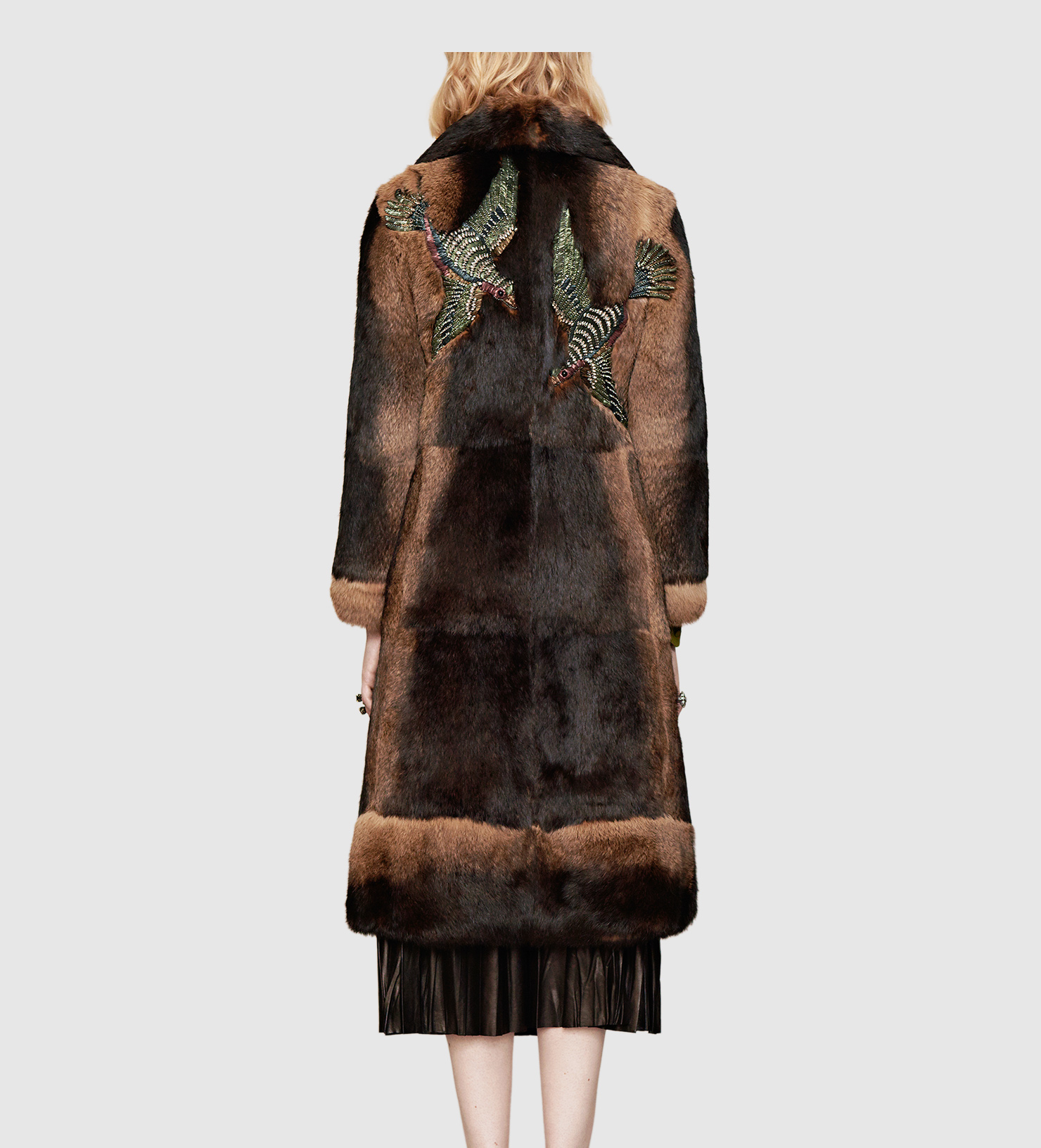 gucci coat fur