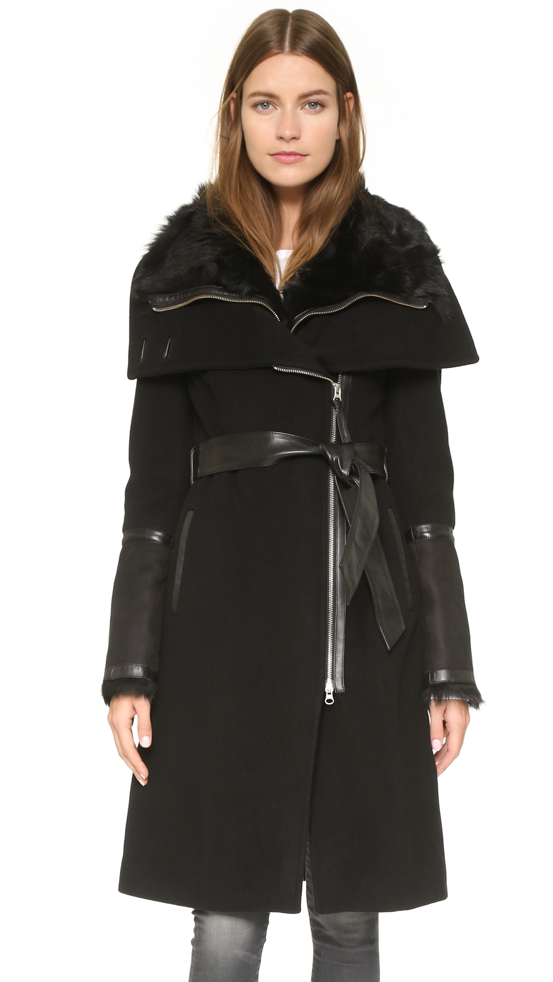 Lyst - Mackage Isabel Coat in Black