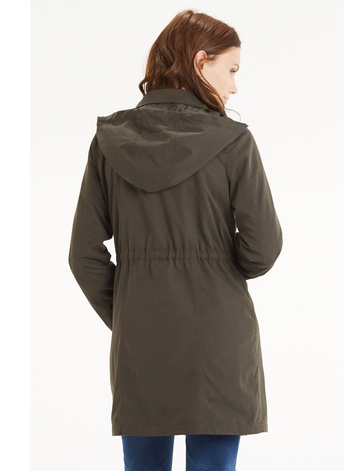 oasis lightweight parka grey