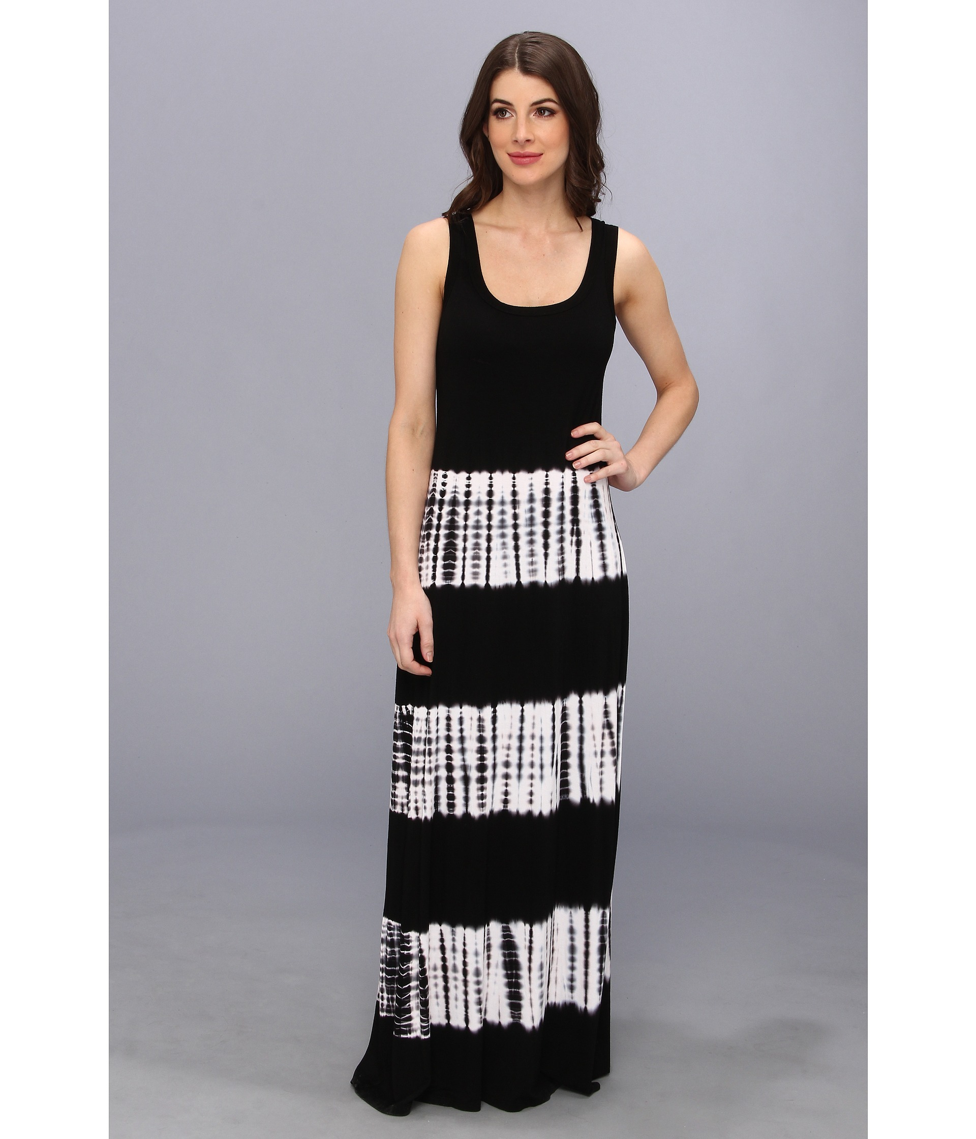 Karen Kane Womens Tie Dye Maxi Tank Dress