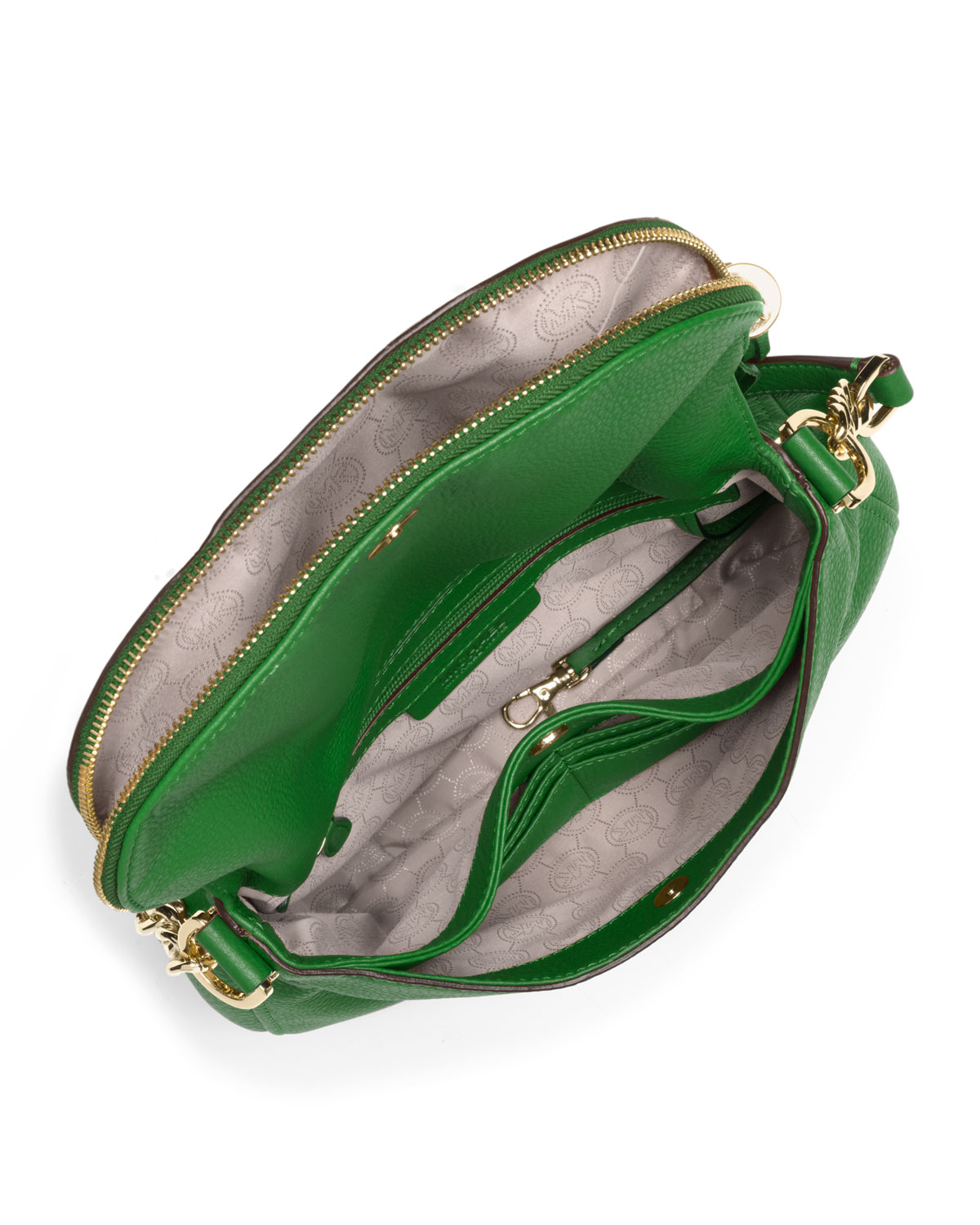 michael kors green shoulder bag