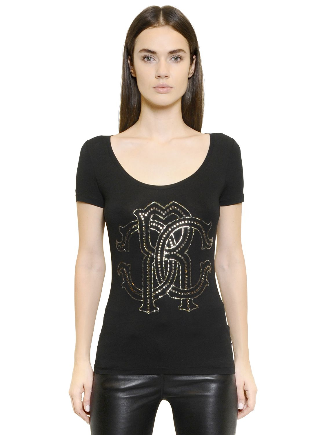 Marc Jacobs Woman Crystal-Embellished Printed Cotton 
