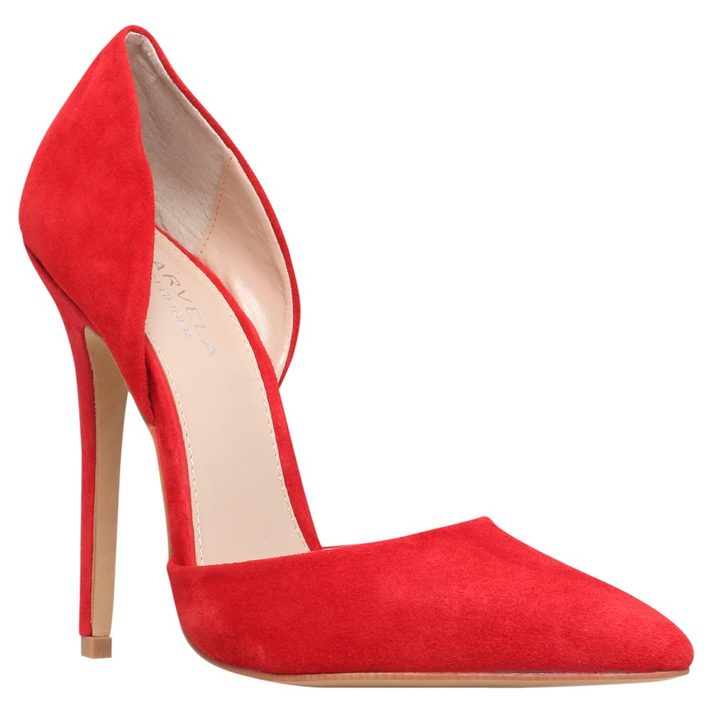 Carvela Kurt Geiger Carvela Albert High Heel Stiletto Court Shoes in Red -  Lyst