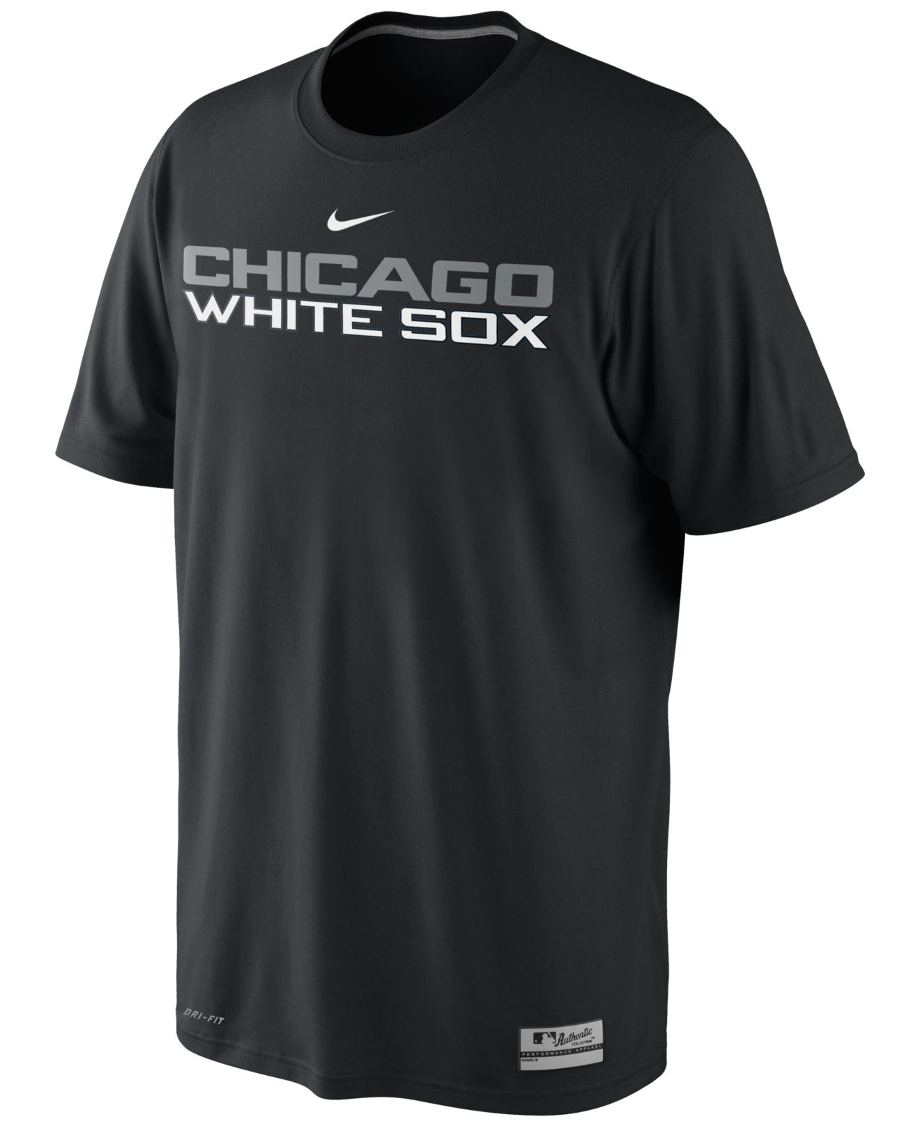 Nike Men's Short-sleeve Dri-fit Chicago White Sox T-shirt in Black for Men | Lyst
