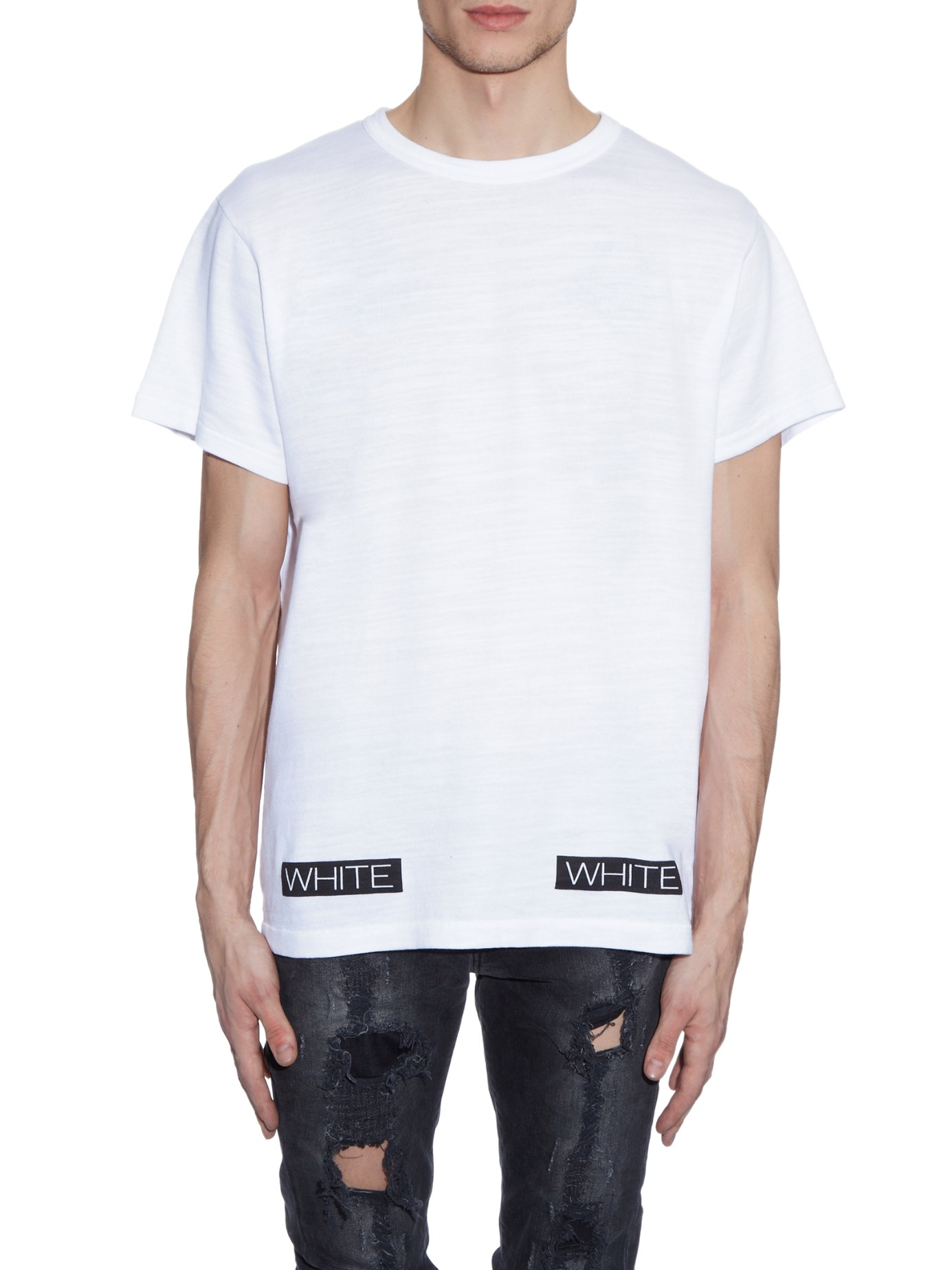 off white t shirt m