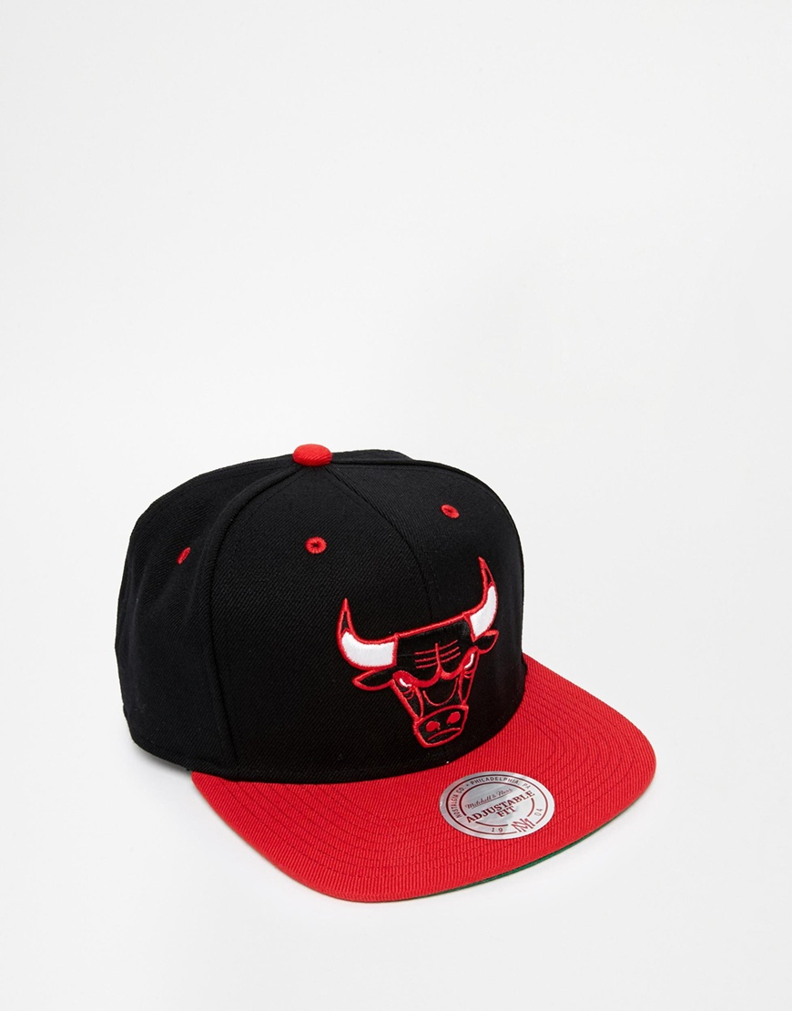 black mitchell and ness snapback
