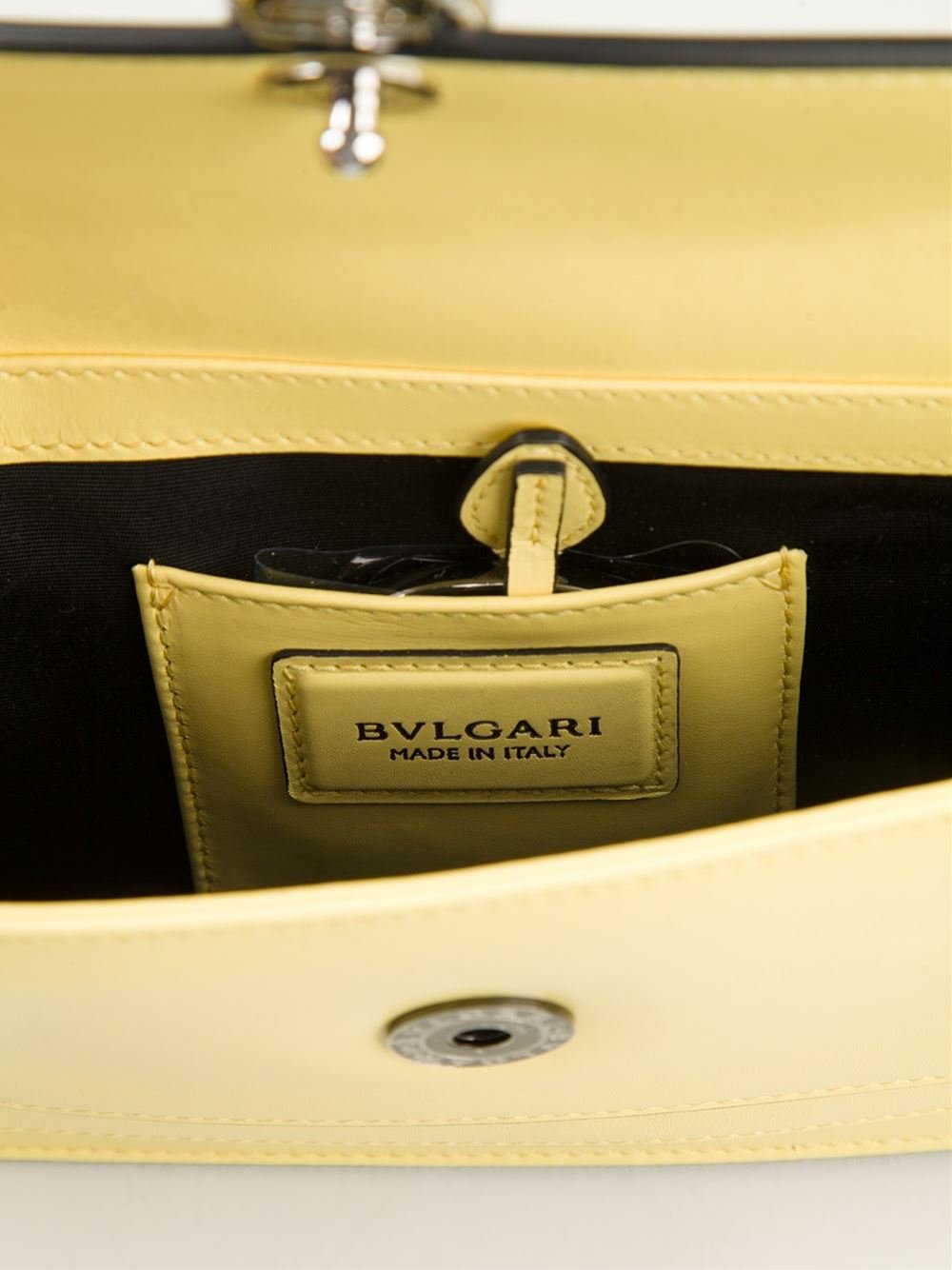 BVLGARI Serpenti Forever Calf-Leather Shoulder Bag in Yellow
