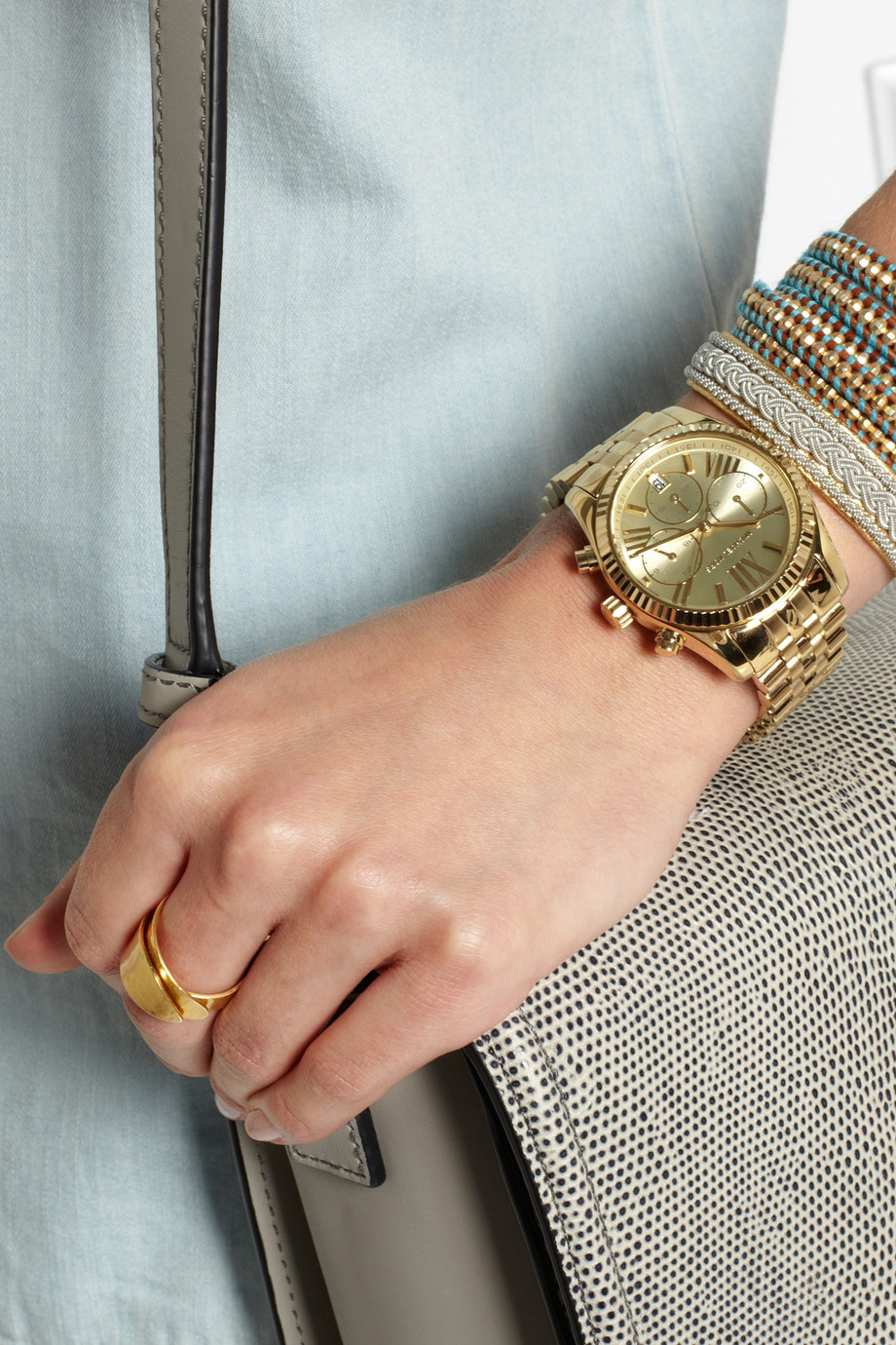 michael kors oversized lexington watch