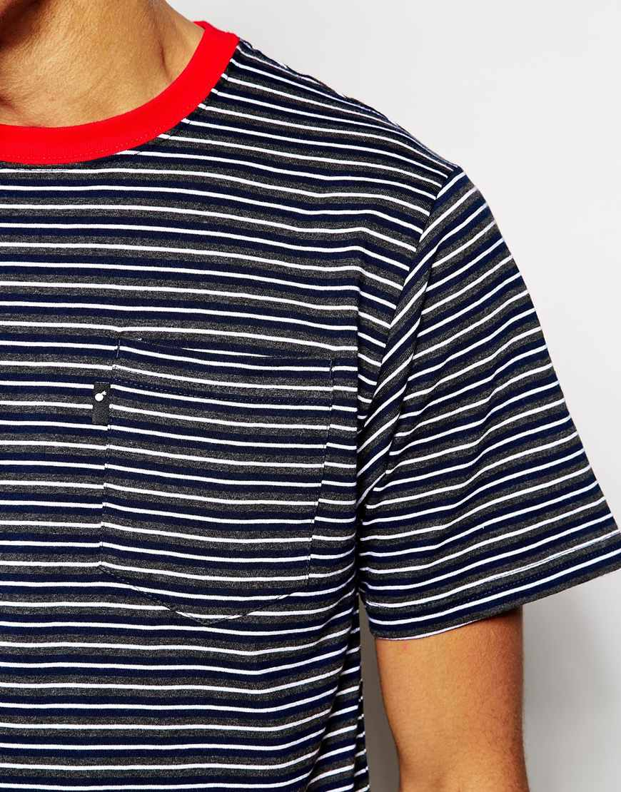 The hundreds clearance striped t shirt
