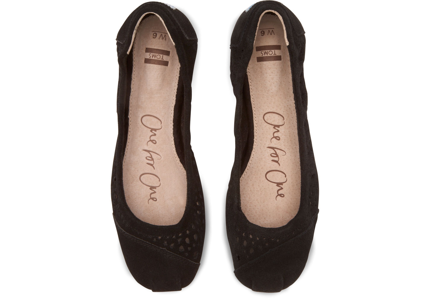 toms ballet flats black
