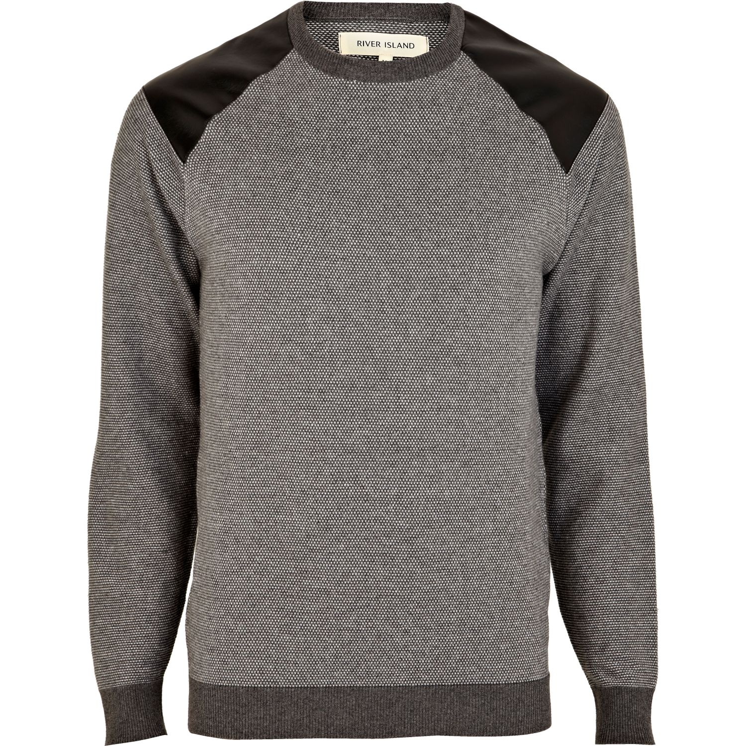 shoulder patch sweater