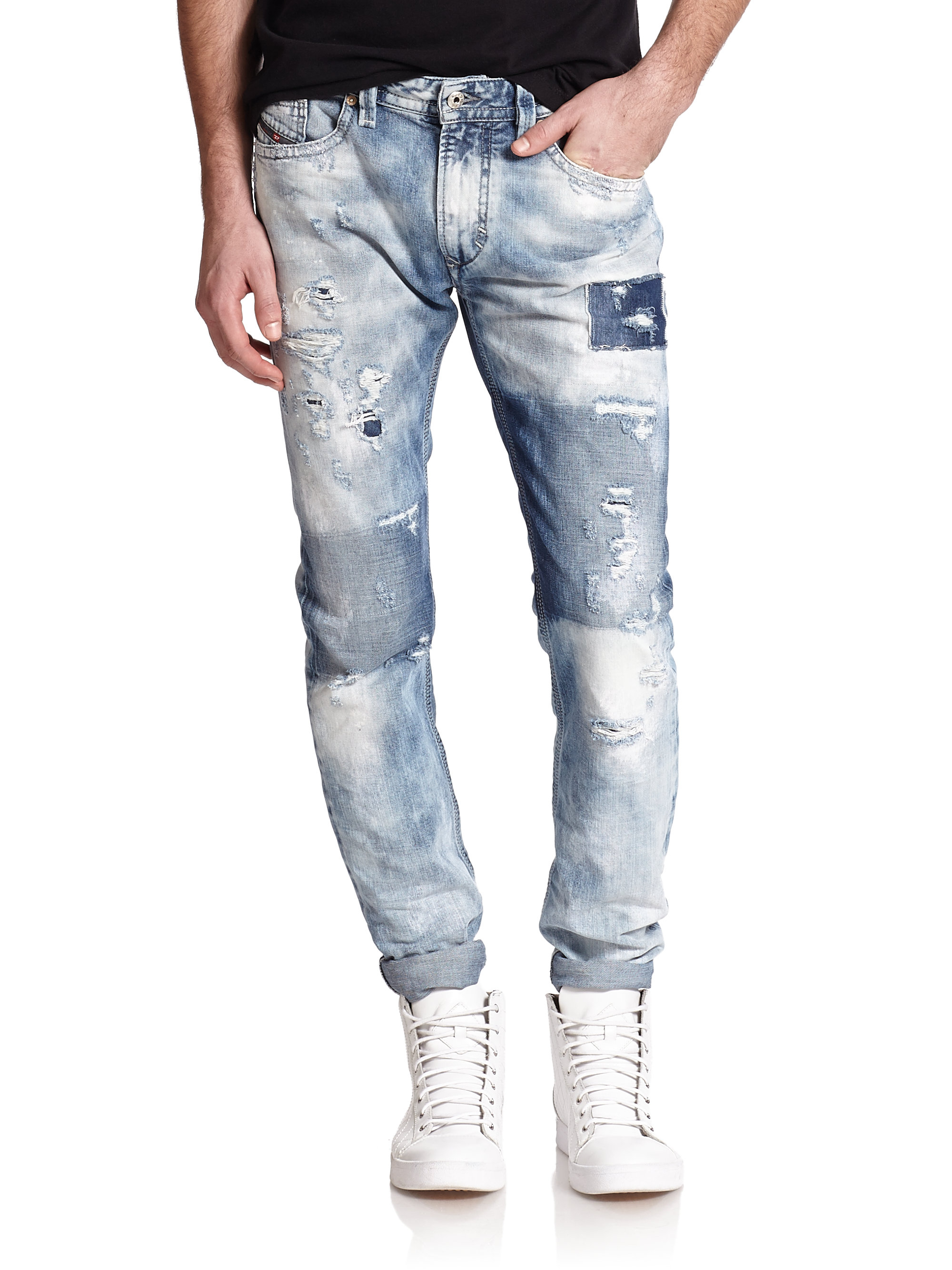 diesel jeans distressed