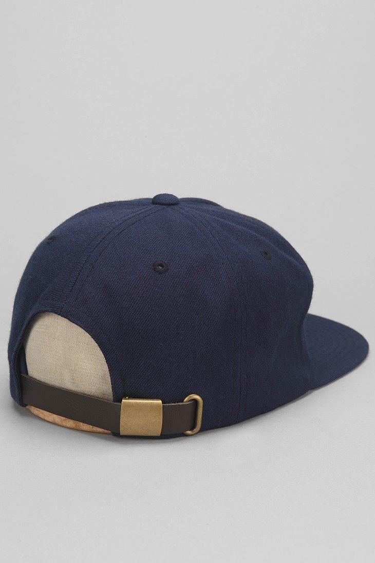 obey leather strap hat
