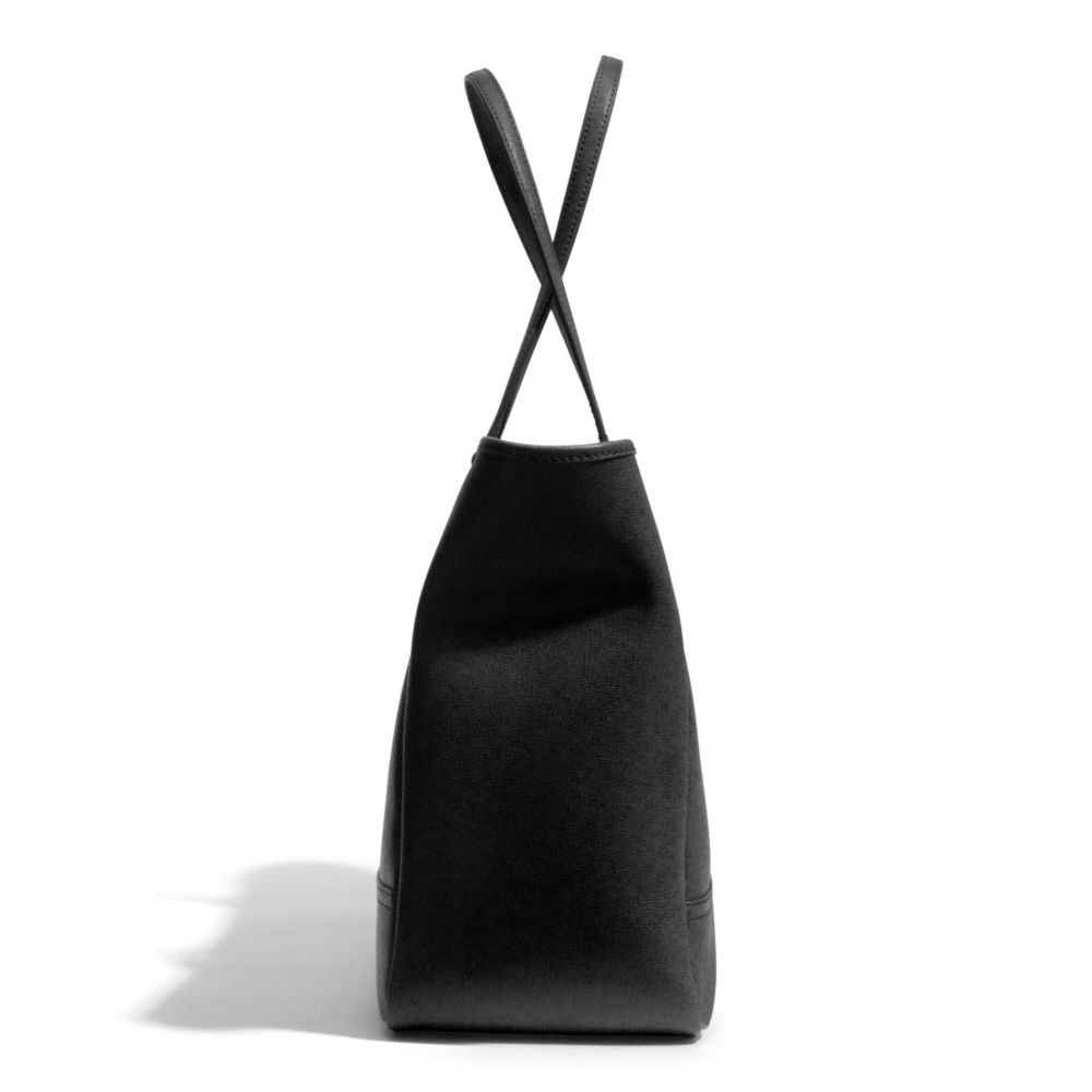 COACH Black Saffiano Leather Large City Tote Shoulder Bag #F11926