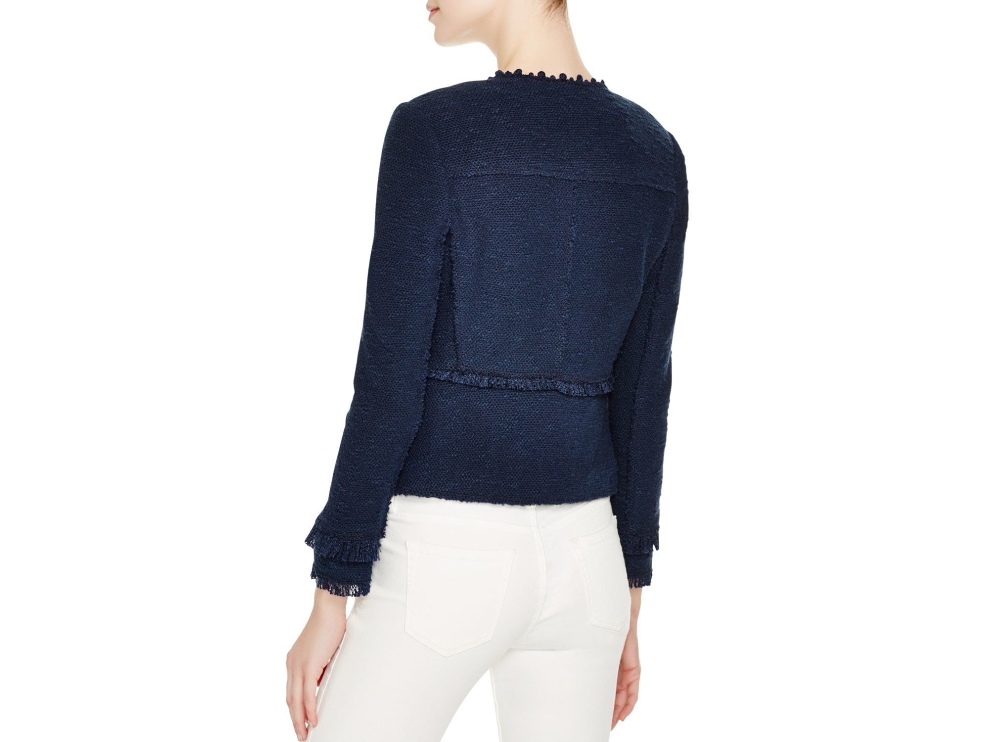 Rebecca Taylor Stretch Bouclé Jacket in 