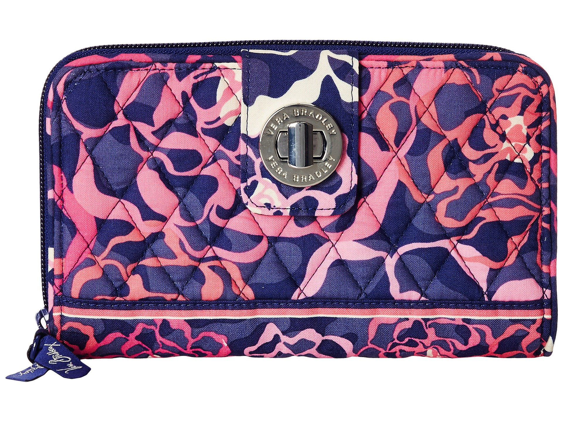Vera bradley Turn Lock Wallet in Pink (Katalina Pink) Lyst