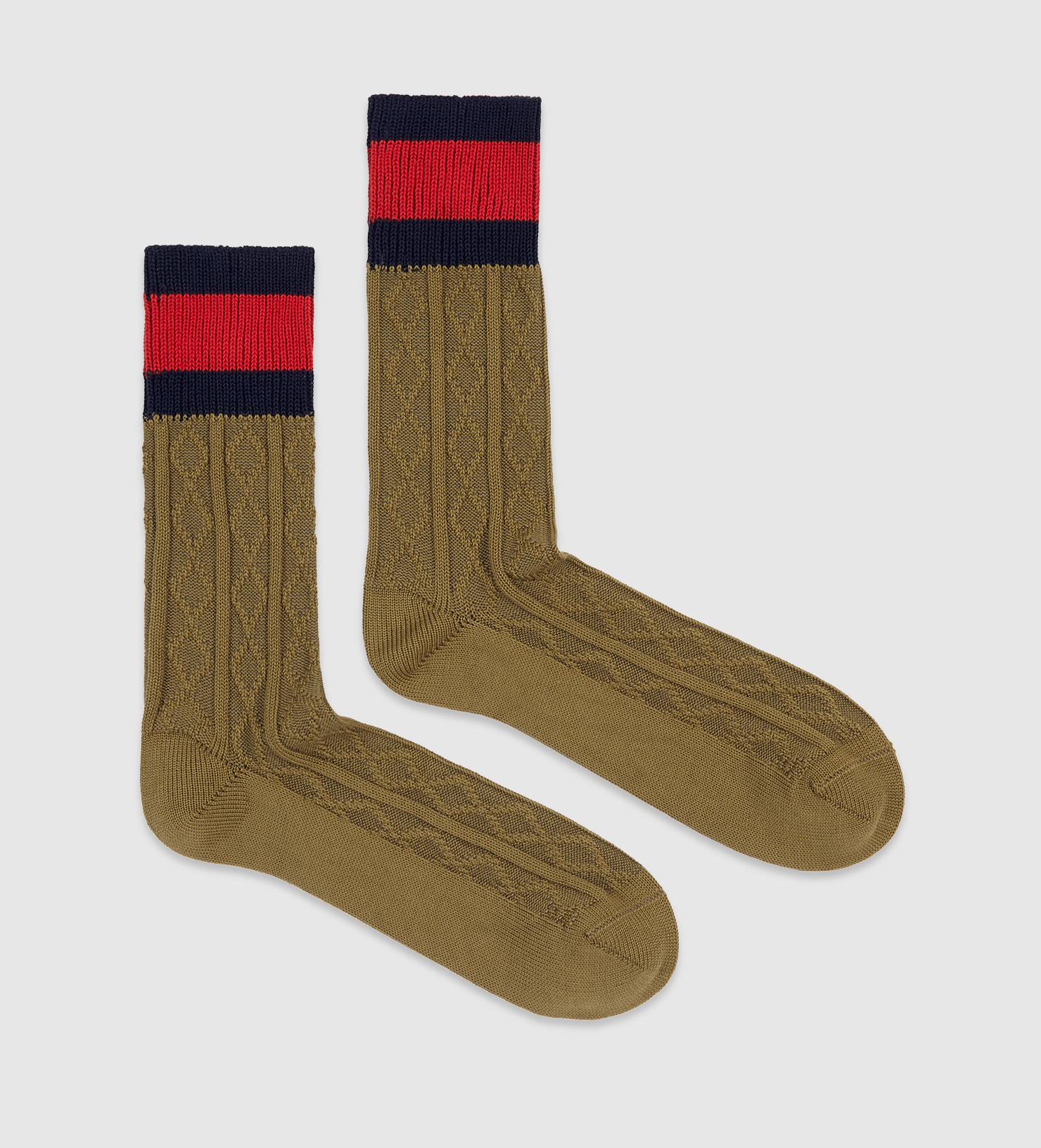 gucci tan socks
