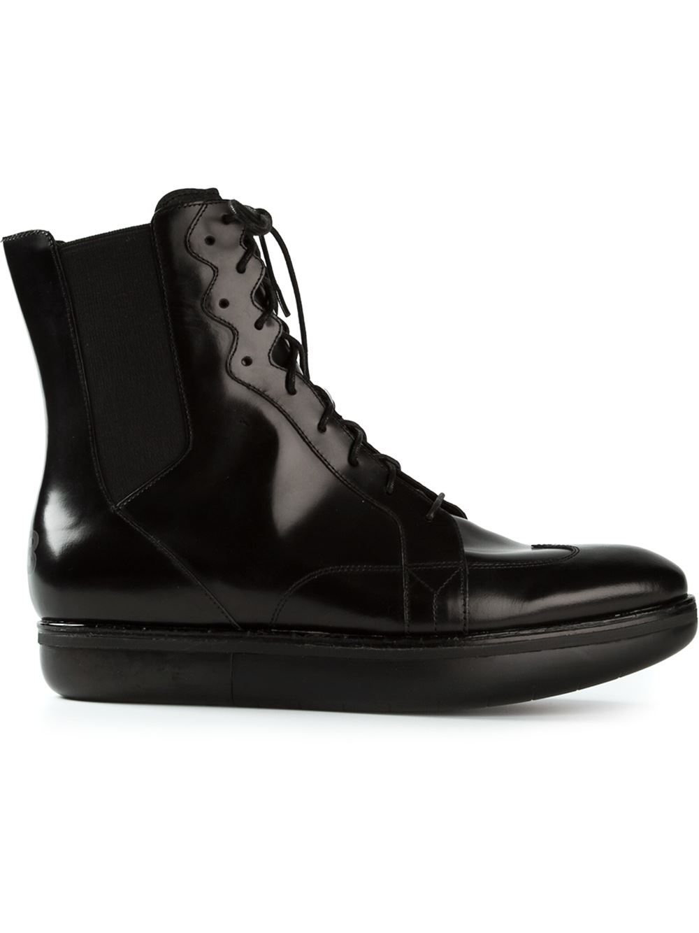 Lyst - Y-3 Platform Boots in Black for Men